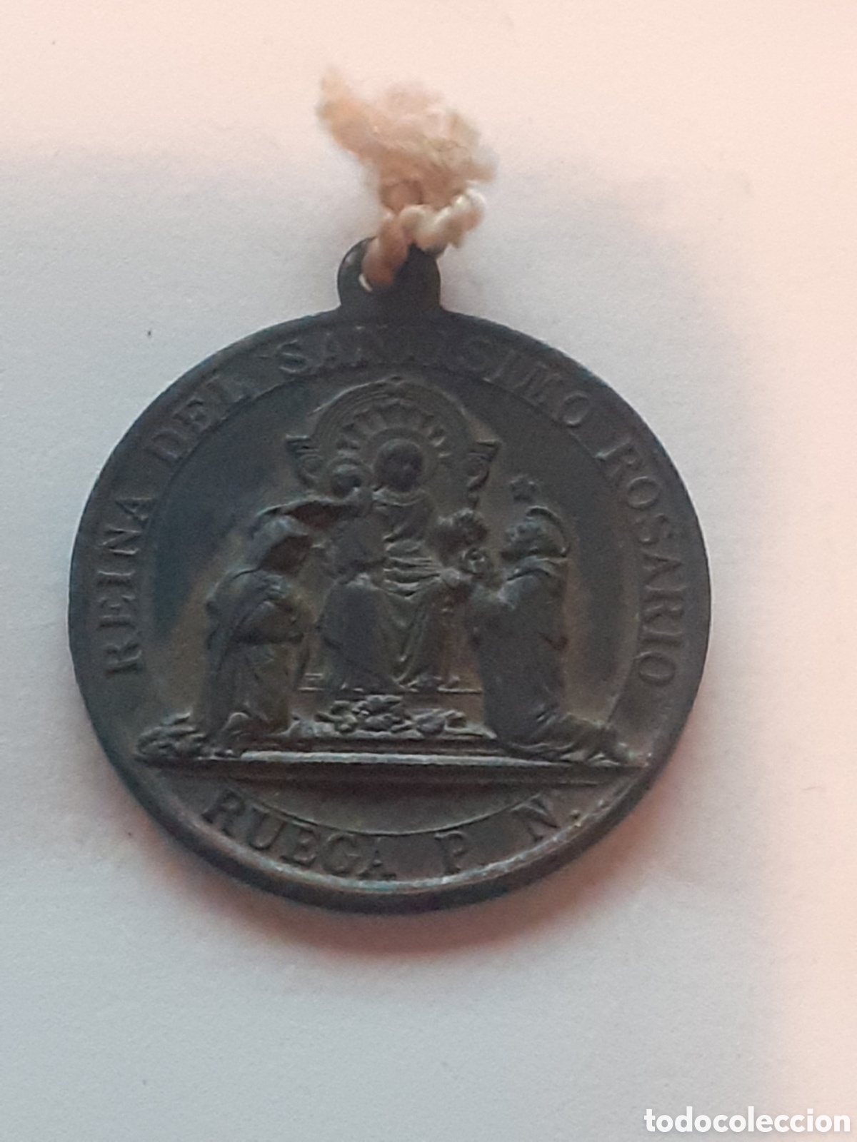Medallas tem&aacute;ticas: ANTIGUA MEDALLA REINA DEL ROSARIO. GUARDIA DEL ROSARIO PERPETUO. FINALES DEL S XIX