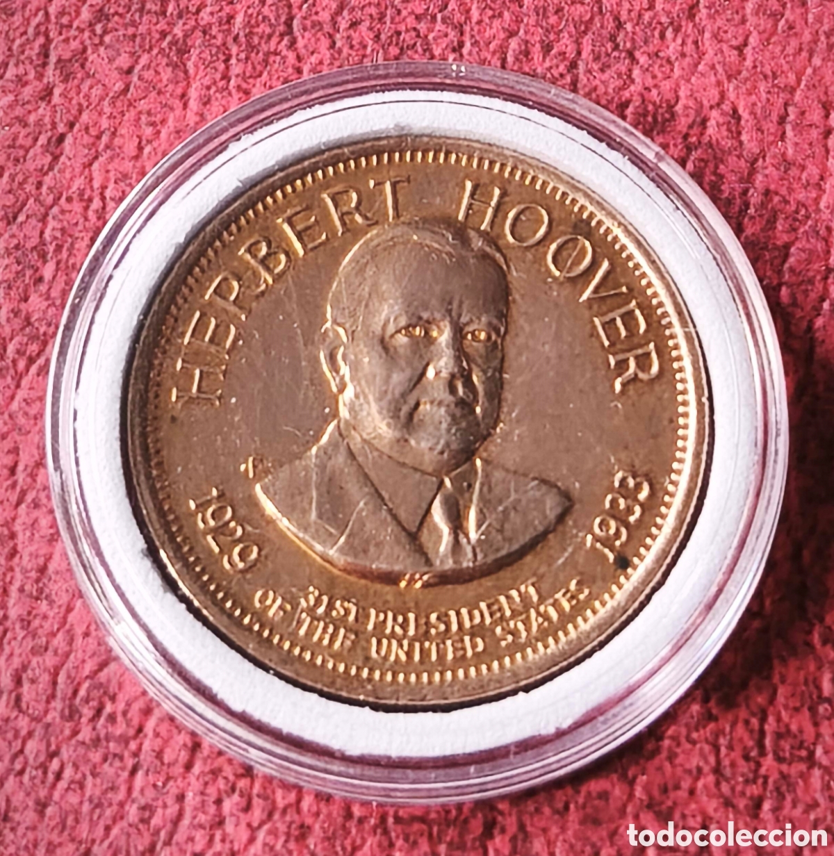 Medallas tem&aacute;ticas: EEUU. 1992. Token. Hoover - Foto 3