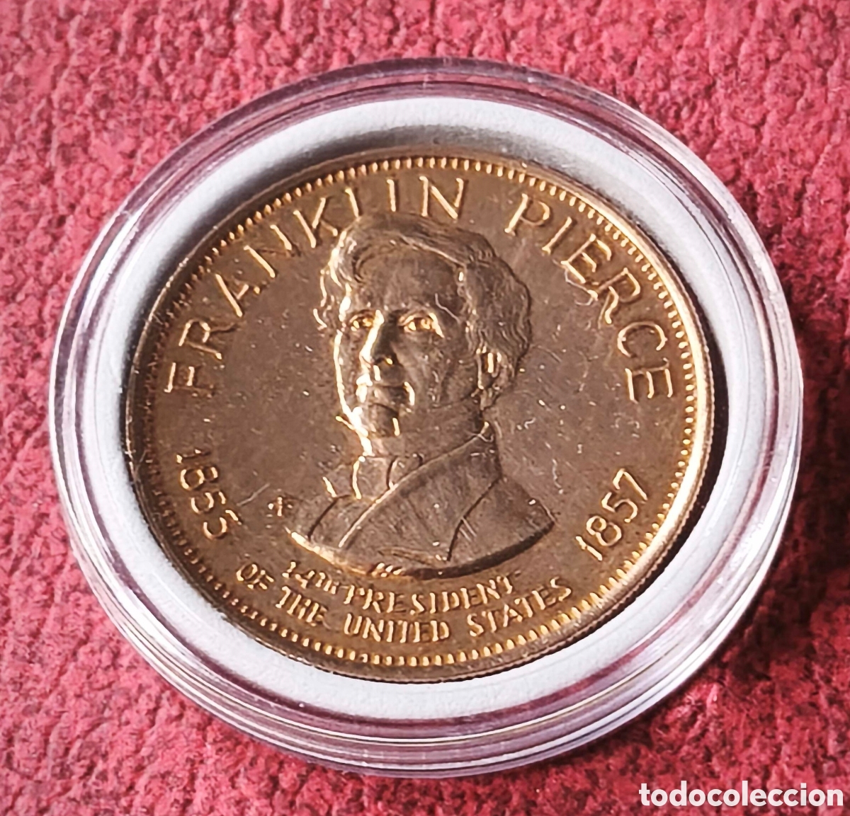 Medallas tem&aacute;ticas: EEUU. 1992. Token. Pierce - Foto 3