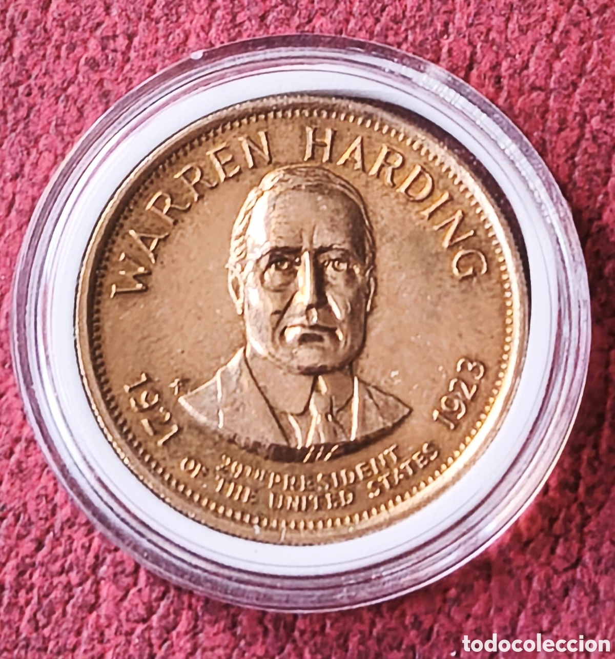 Medallas tem&aacute;ticas: EEUU. 1992. Token. Harding - Foto 3