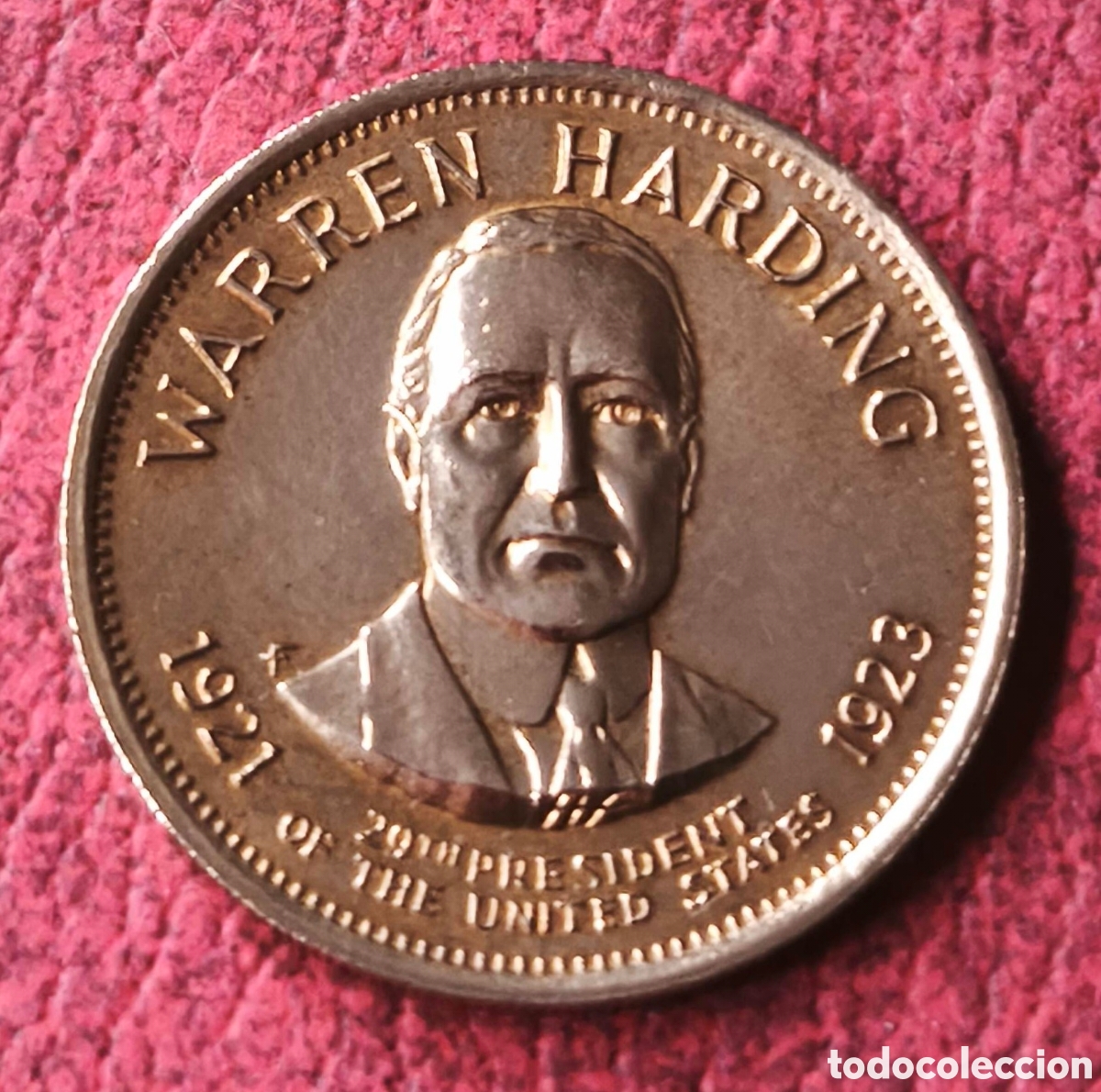 Medallas tem&aacute;ticas: EEUU. 1992. Token. Harding - Foto 1