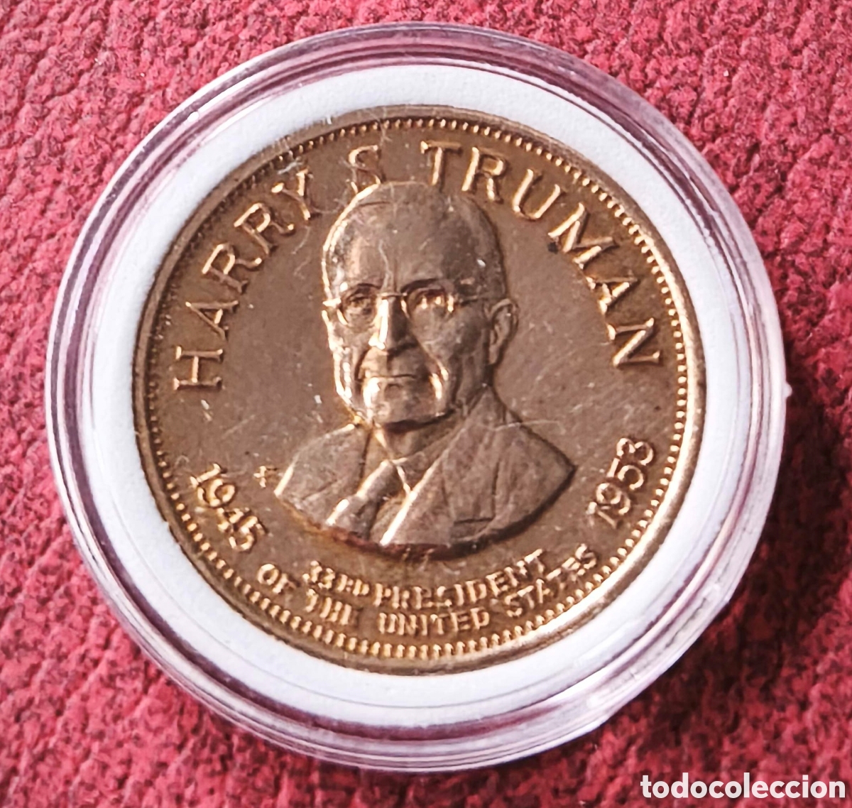 Medallas tem&aacute;ticas: EEUU. 1992. Token. Truman - Foto 3