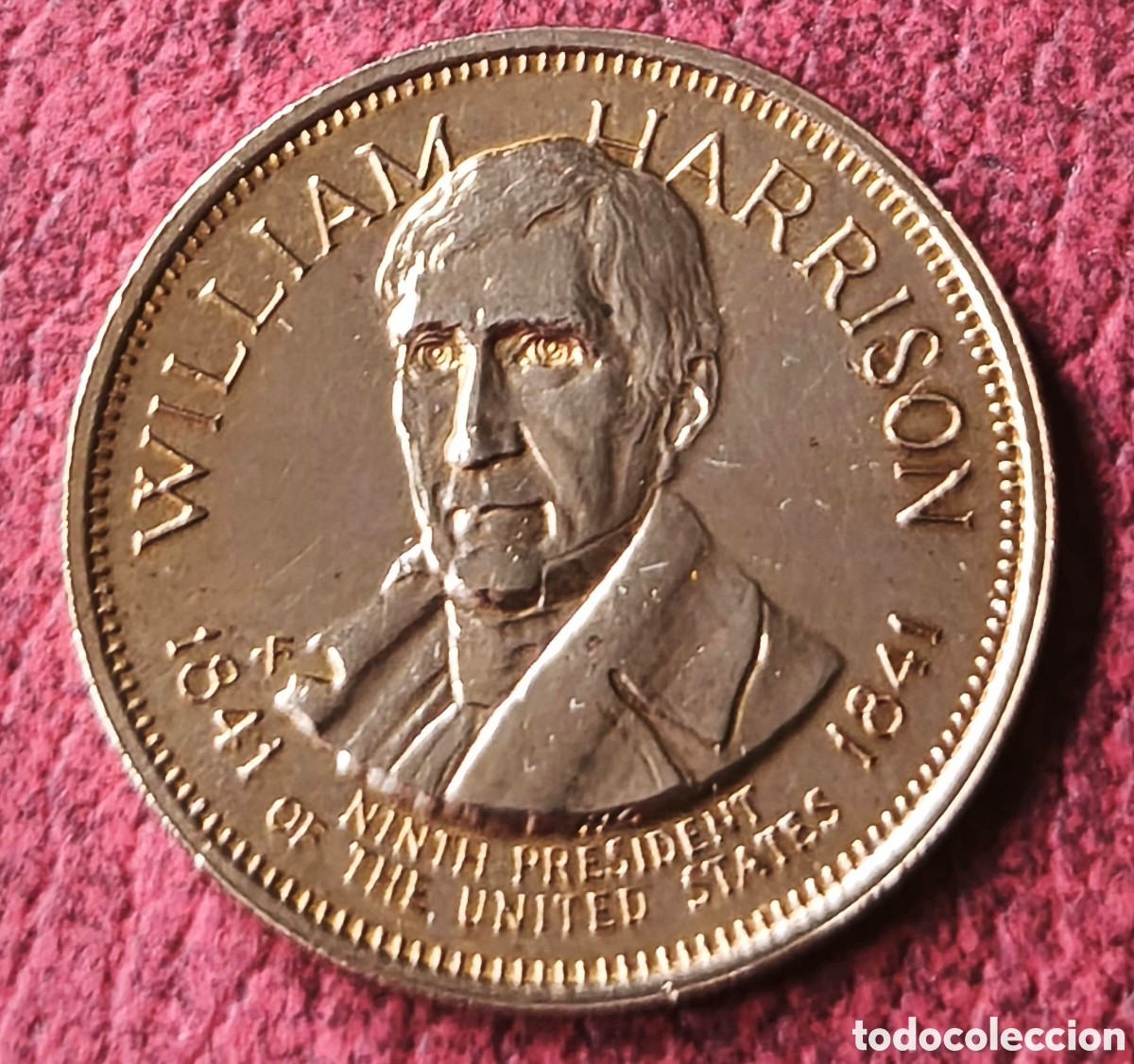 Medallas tem&aacute;ticas: EEUU. 1992. Token. Harrison