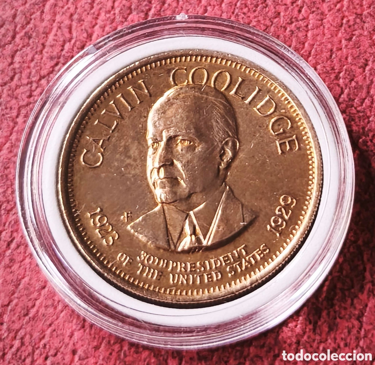 Medallas tem&aacute;ticas: EEUU. 1992. Token. Coolidge - Foto 3