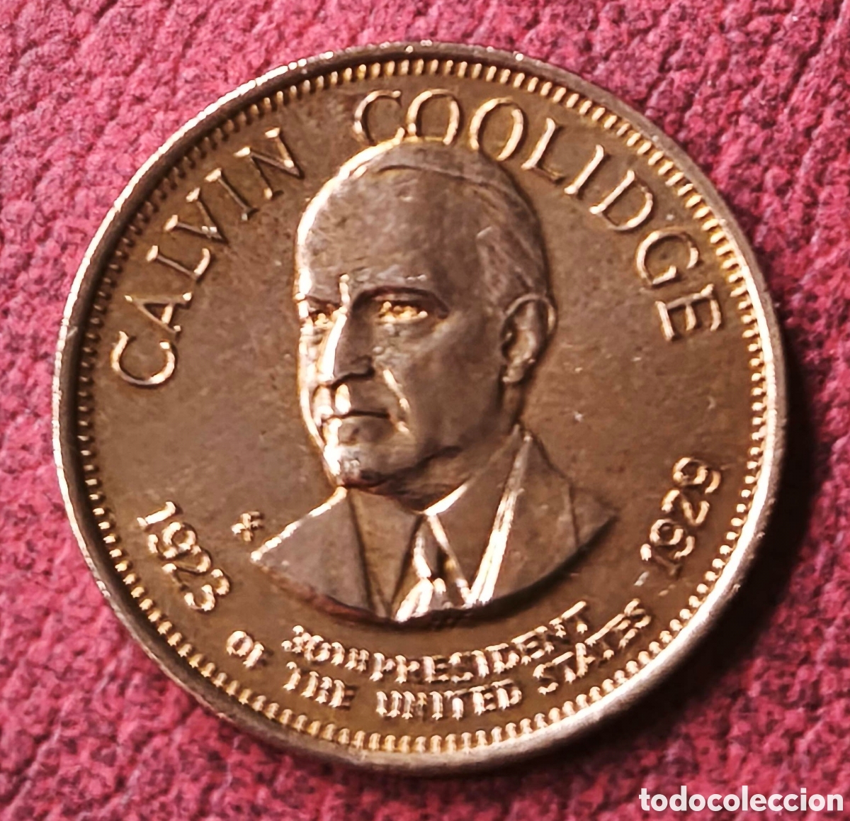 Medallas tem&aacute;ticas: EEUU. 1992. Token. Coolidge - Foto 1