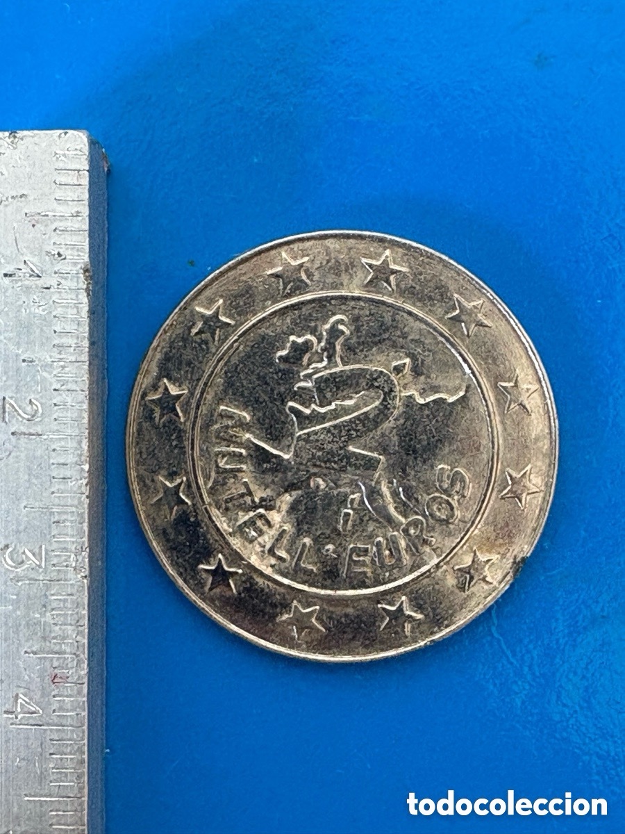 Medallas tem&aacute;ticas: Moneda token promocional Nutella, Asterix (A1) - Foto 2