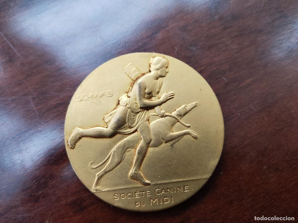 Medaglie tematiche: Medalla de la Sociedad Canina de Midi, Francia. Diana Cazadora.
