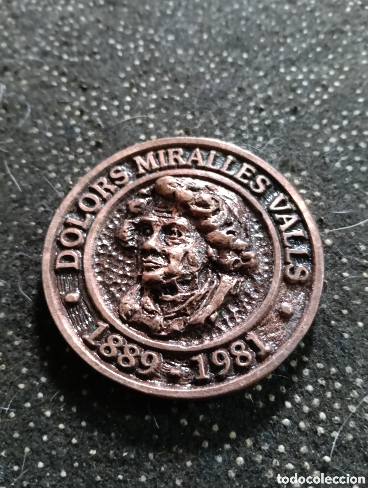 Medallas tem&aacute;ticas: MEDALLA DOLORS MIRALLES VALLS 1889 - 1981 FUNDADORA DE L&acute;ACADEMIA MIRALLES MEDALLA CIUTAT SABADELL