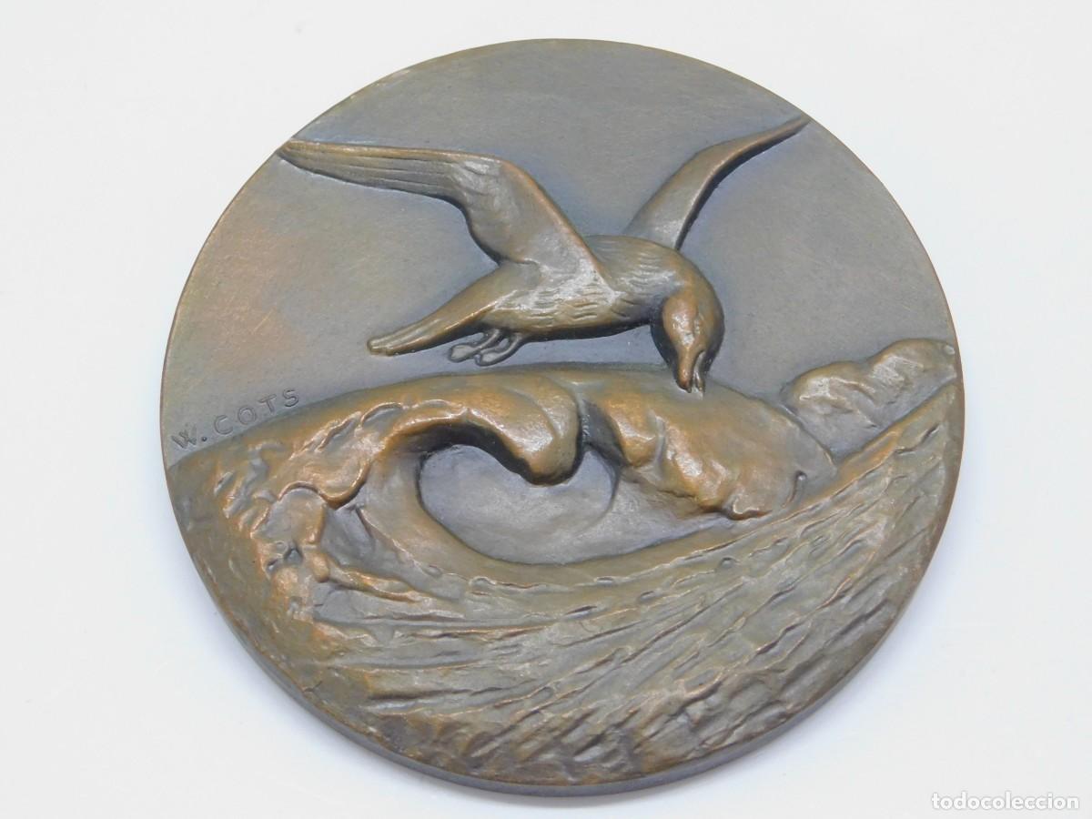 Medaglie tematiche: MEDALLA DE BRONCE - MOTIVO MARITIMO - W. COTS