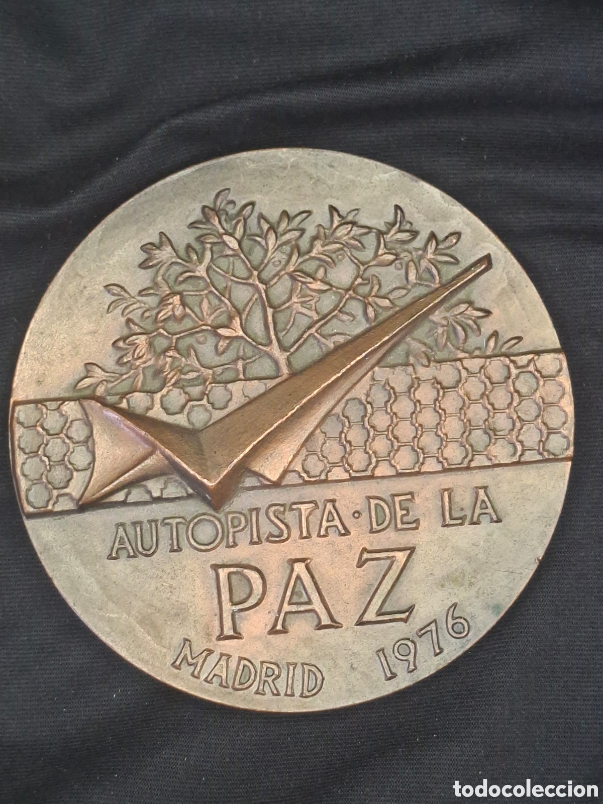 Medalhas tem&aacute;ticas: Medalla de bronce, ayuntamiento de Madrid, ministerio de obras p&uacute;blicas/ MTC5