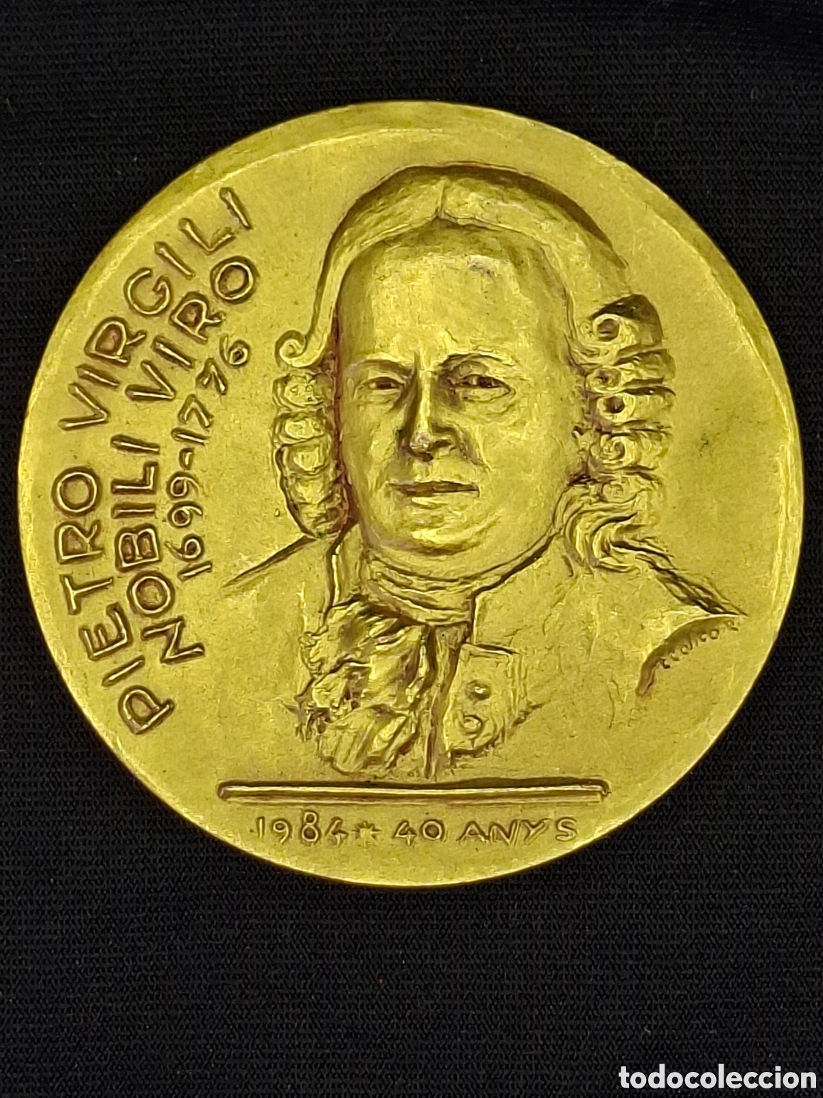 Medalhas tem&aacute;ticas: MEDALLA PIETRO VIRGILI , 40 ANYS ANIVERSARIO DE LA PROMOCI&Oacute;N 1944 DE MED. DE BARCELONA ,1984 /MTC5