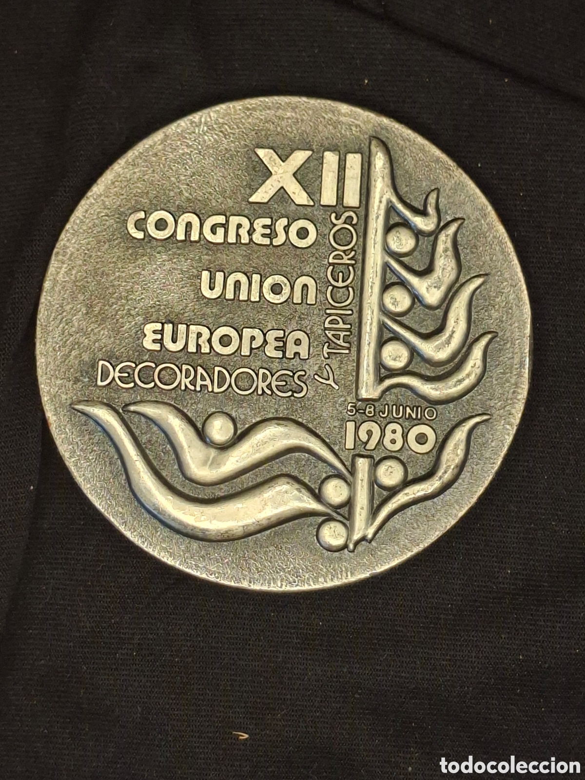Medaglie tematiche: Medallas del de Congreso uni&oacute;n europea de decoradores y tapiceros 1980 . MTC5