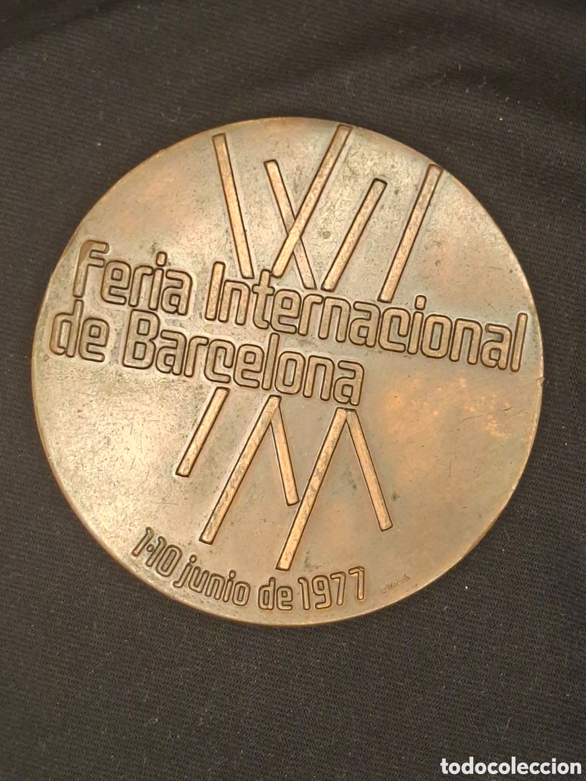 Medaglie tematiche: Medalla de la feria internacional de Barcelona 1977 . MTC5