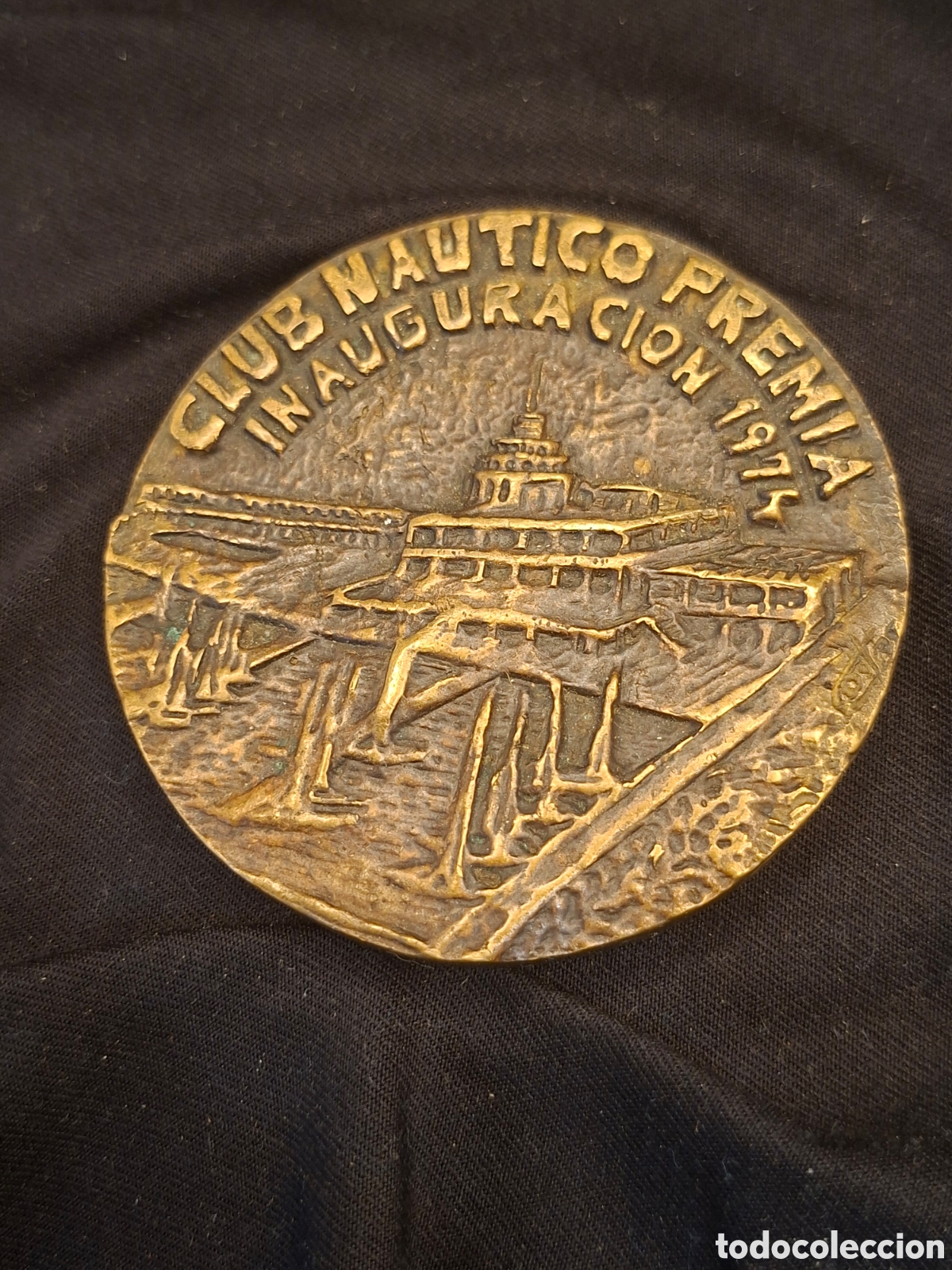 Medaglie tematiche: Medalla de bronce club n&aacute;utico premia. Inauguraci&oacute;n 1974. Campeonato del mundo. MTC5