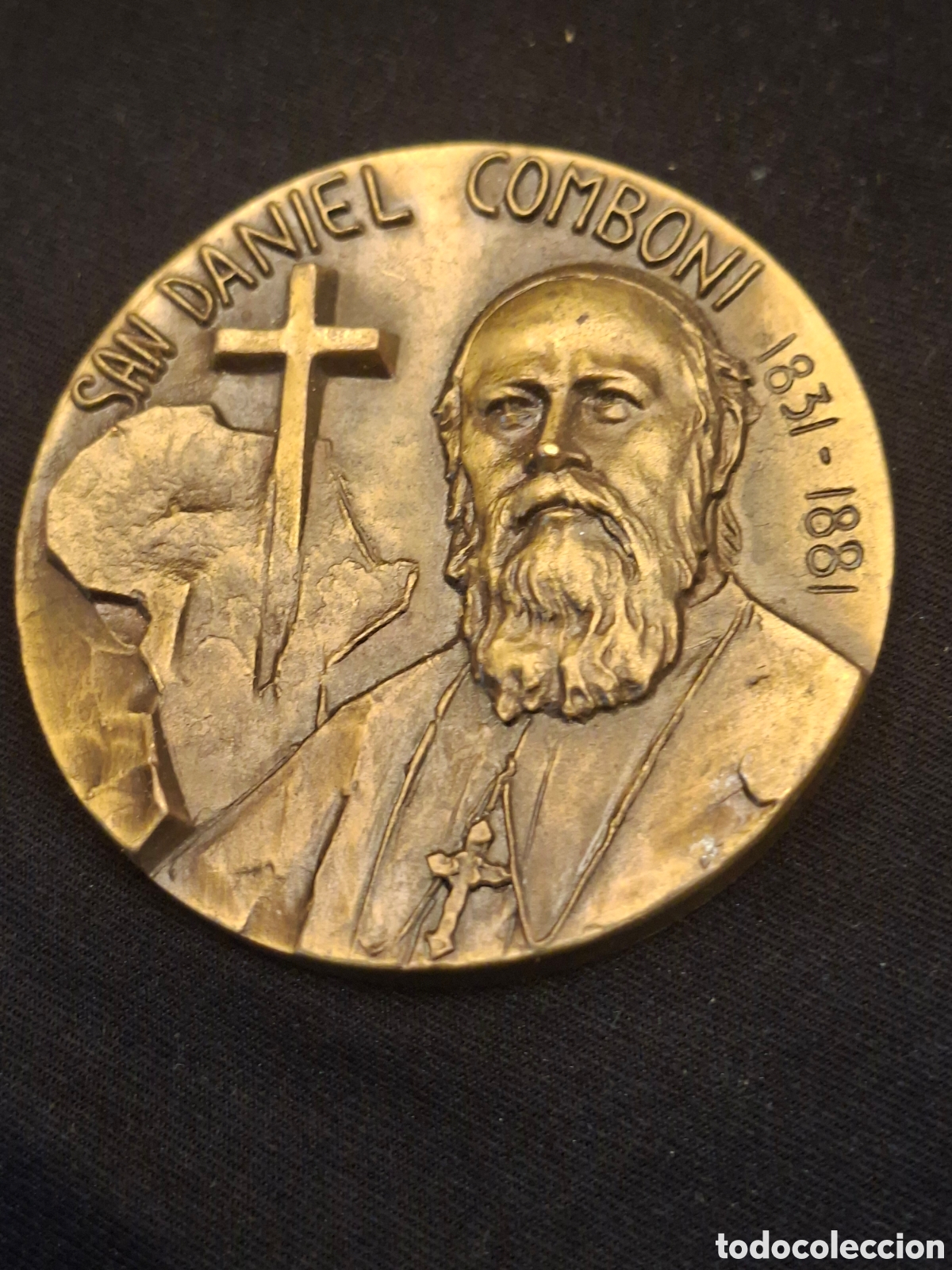Medalhas tem&aacute;ticas: MEDALLA HOMENAJE A DANIEL COMBONI (1.831-1.881), OBISPO DE &Aacute;FRICA. BRONCE. MTC5