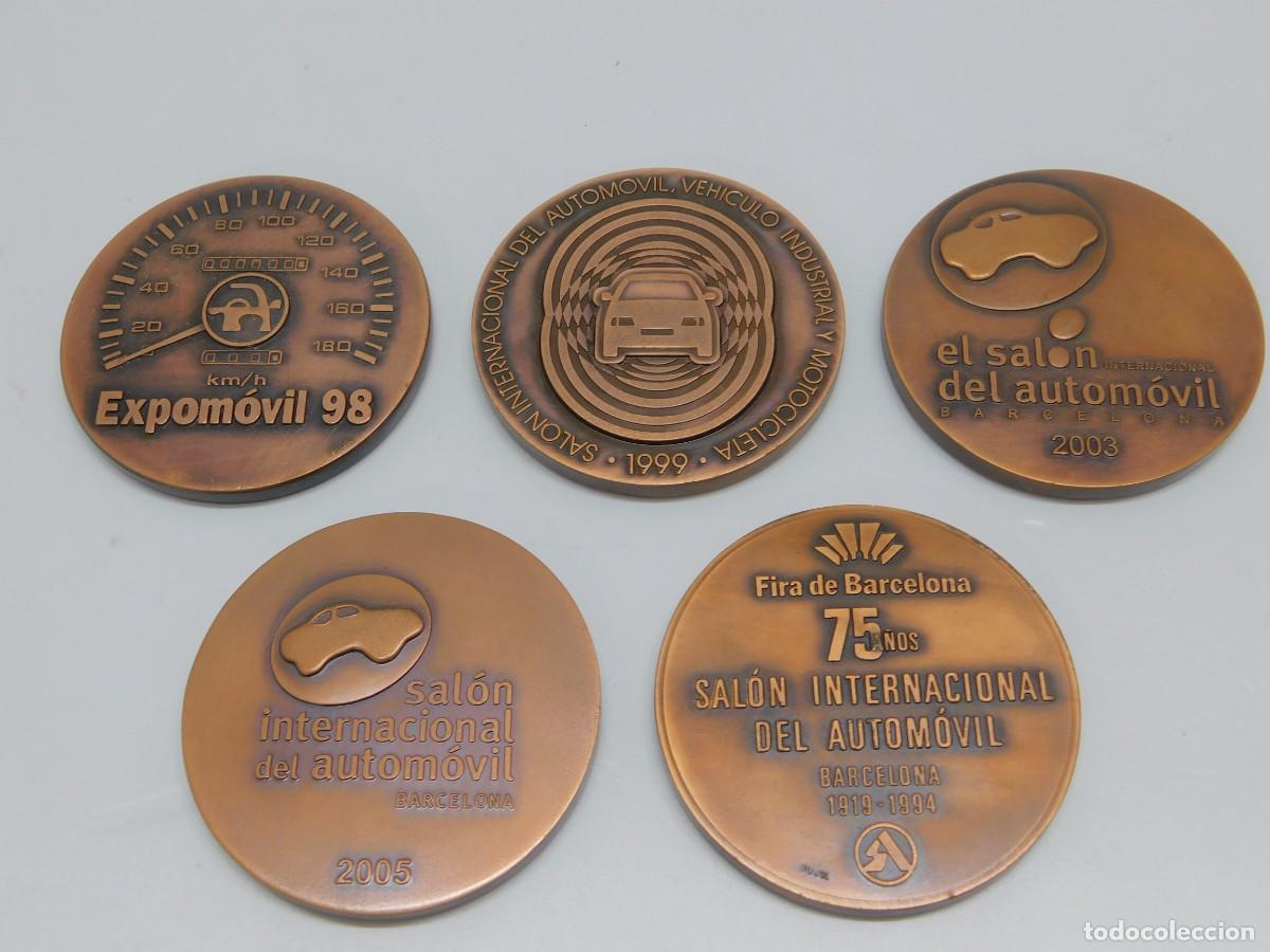 Medaglie tematiche: CONJUNTO DE MEDALLAS - SAL&Oacute;N DEL AUTOM&Oacute;VIL - FIRA DE BARCELONA