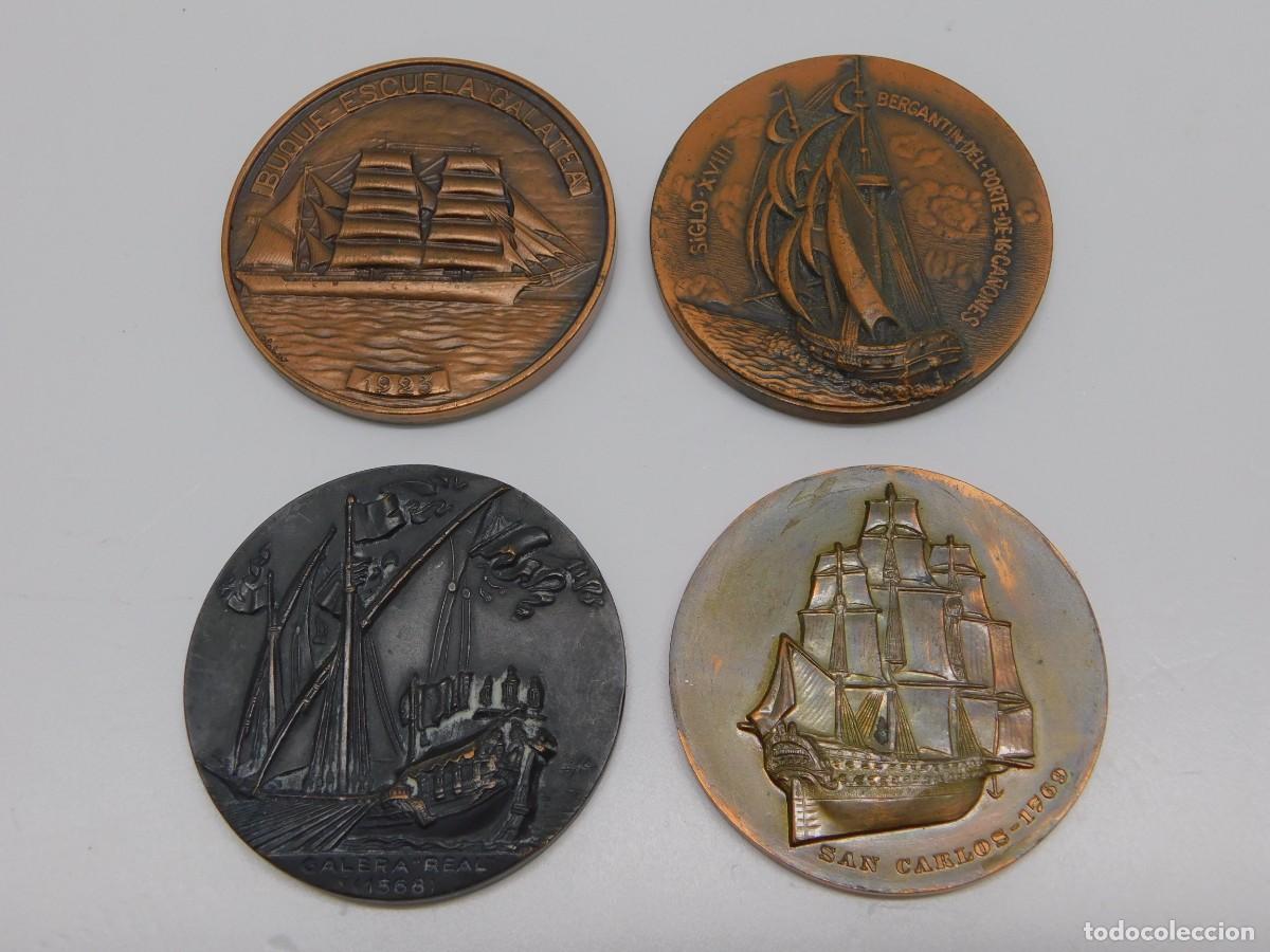 Medaglie tematiche: CONJUNTO DE MEDALLAS - SAL&Oacute;N N&Aacute;UTICO - FIRA DE BARCELONA