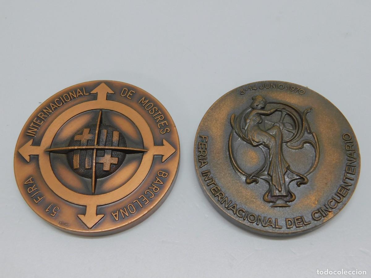 Medaglie tematiche: 2 MEDALLAS - FIRA DE MOSTRES DE BARCELONA