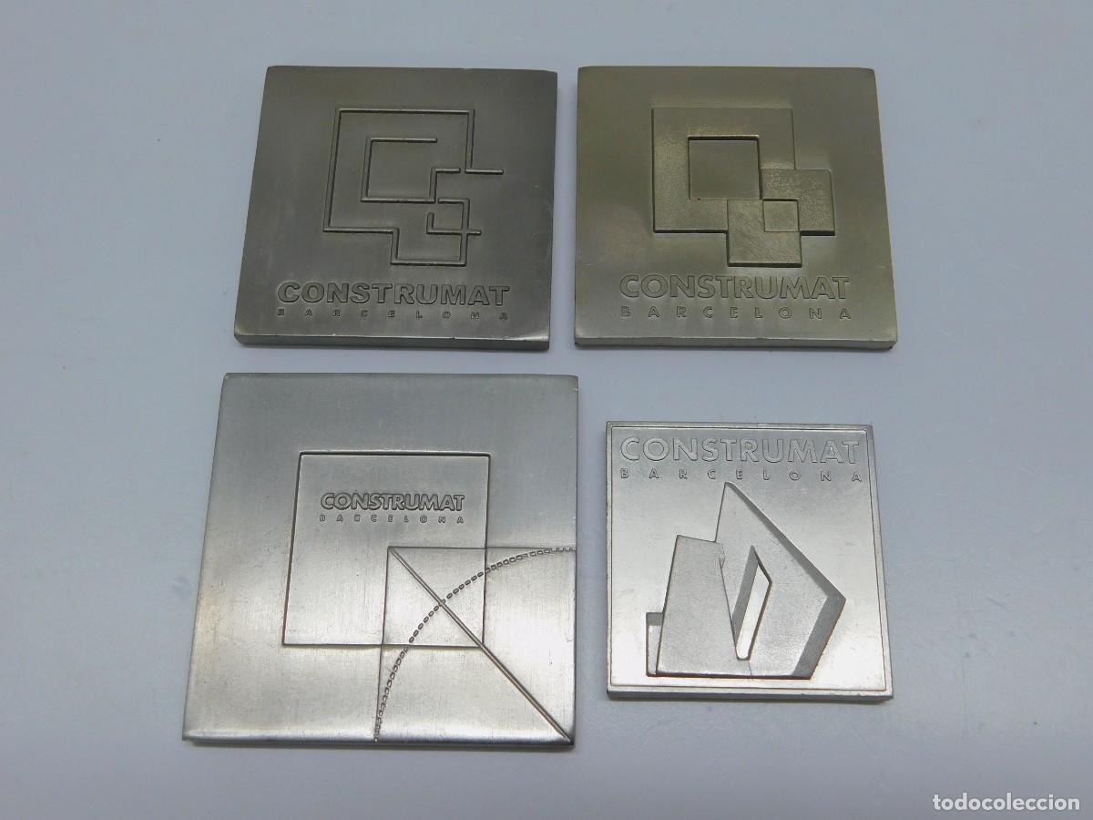 Medaglie tematiche: 4 MEDALLAS DE METAL - SAL&Oacute;N INTERNACIONAL DE LA CONSTRUCCI&Oacute;N