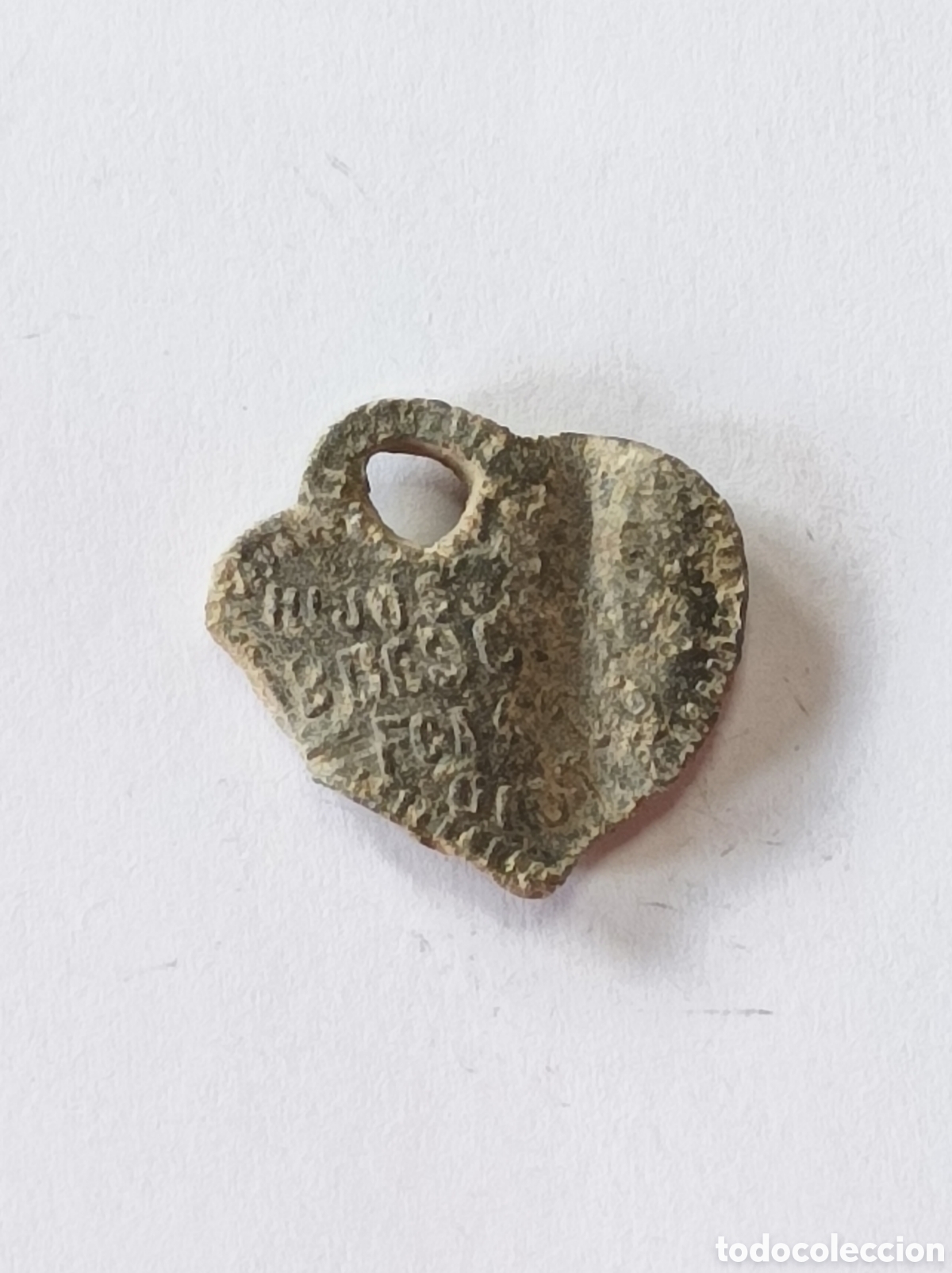 Medallas tem&aacute;ticas: EMBUTIDOS. OLOT. ANTIGUO SELLO DE PLOMO O MARCHAMO. PRECINTO.