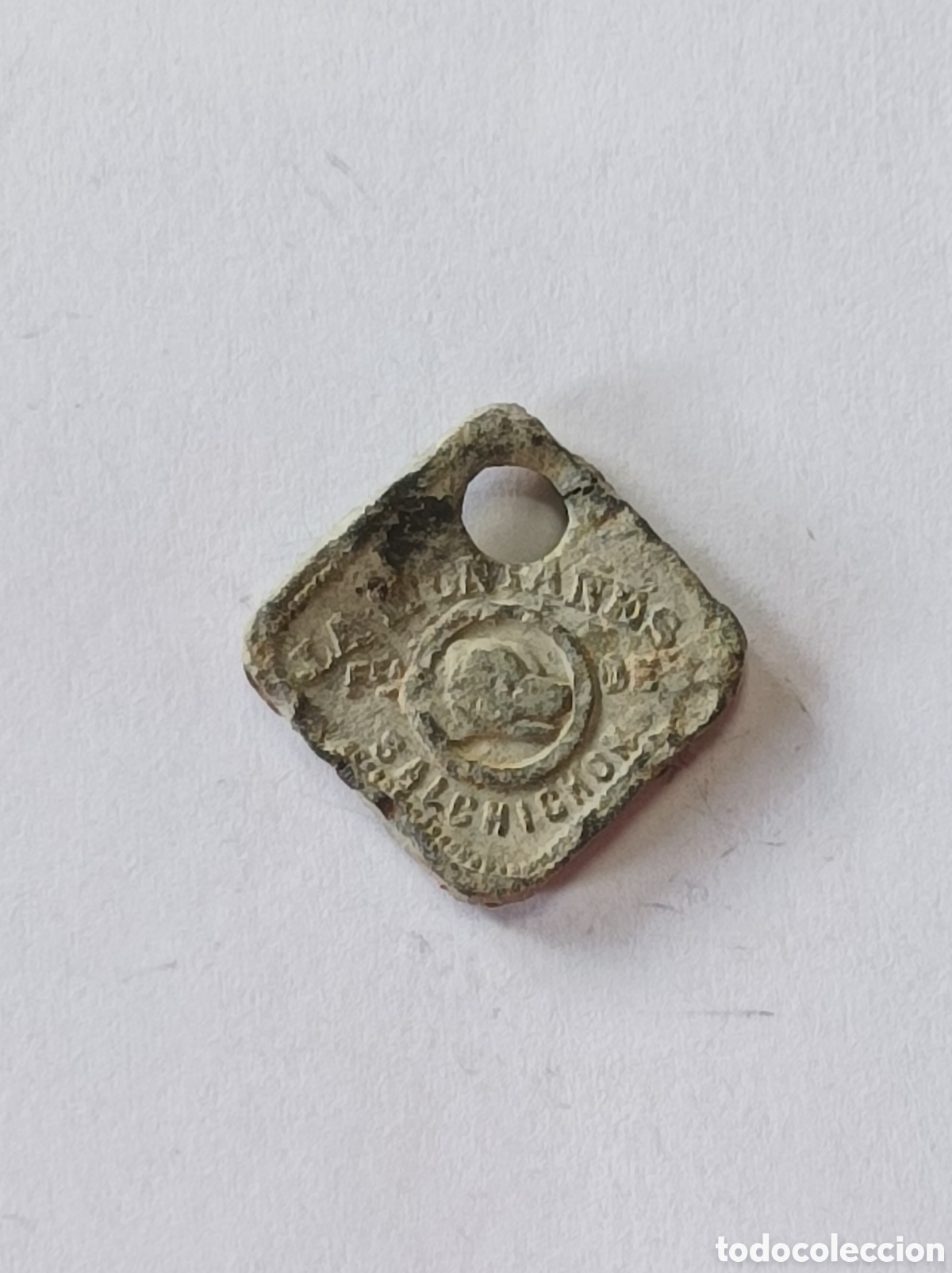 Medallas tem&aacute;ticas: SALCHICH&Oacute;N LA MONTA&Ntilde;ESA. VICH. ANTIGUO SELLO DE PLOMO O MARCHAMO. PRECINTO.