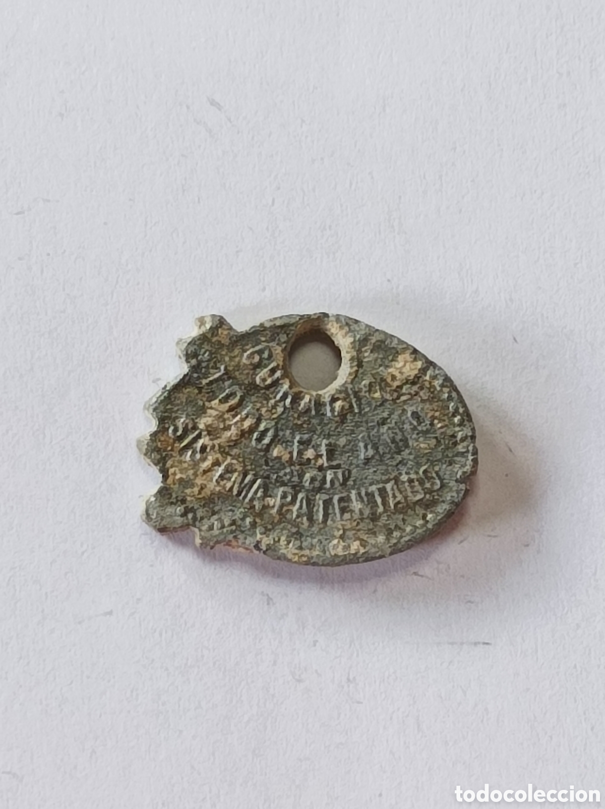 Medalhas tem&aacute;ticas: EMBUTIDOS LA SIBERIA. VICH. ANTIGUO SELLO DE PLOMO O MARCHAMO. PRECINTO.