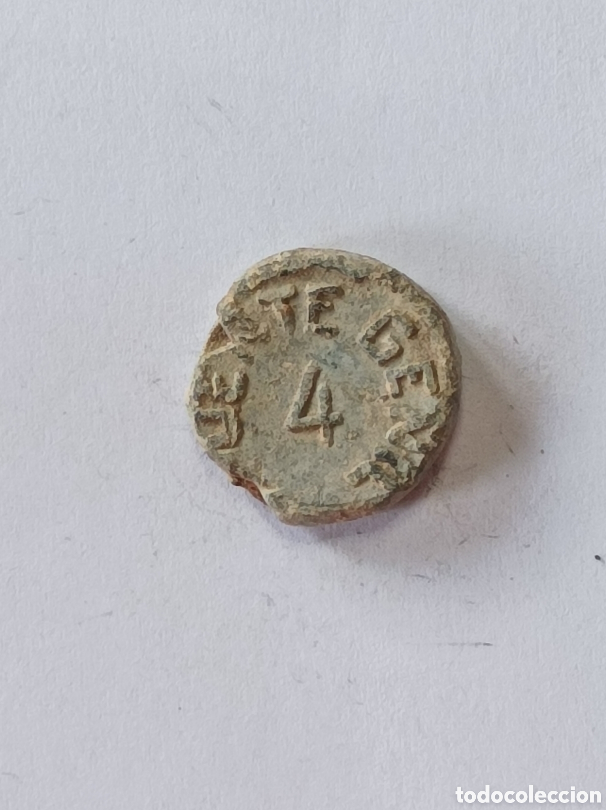 Medallas tem&aacute;ticas: ANDALUCES. PUENTE GENIL. ANTIGUO SELLO DE PLOMO O MARCHAMO. PRECINTO.