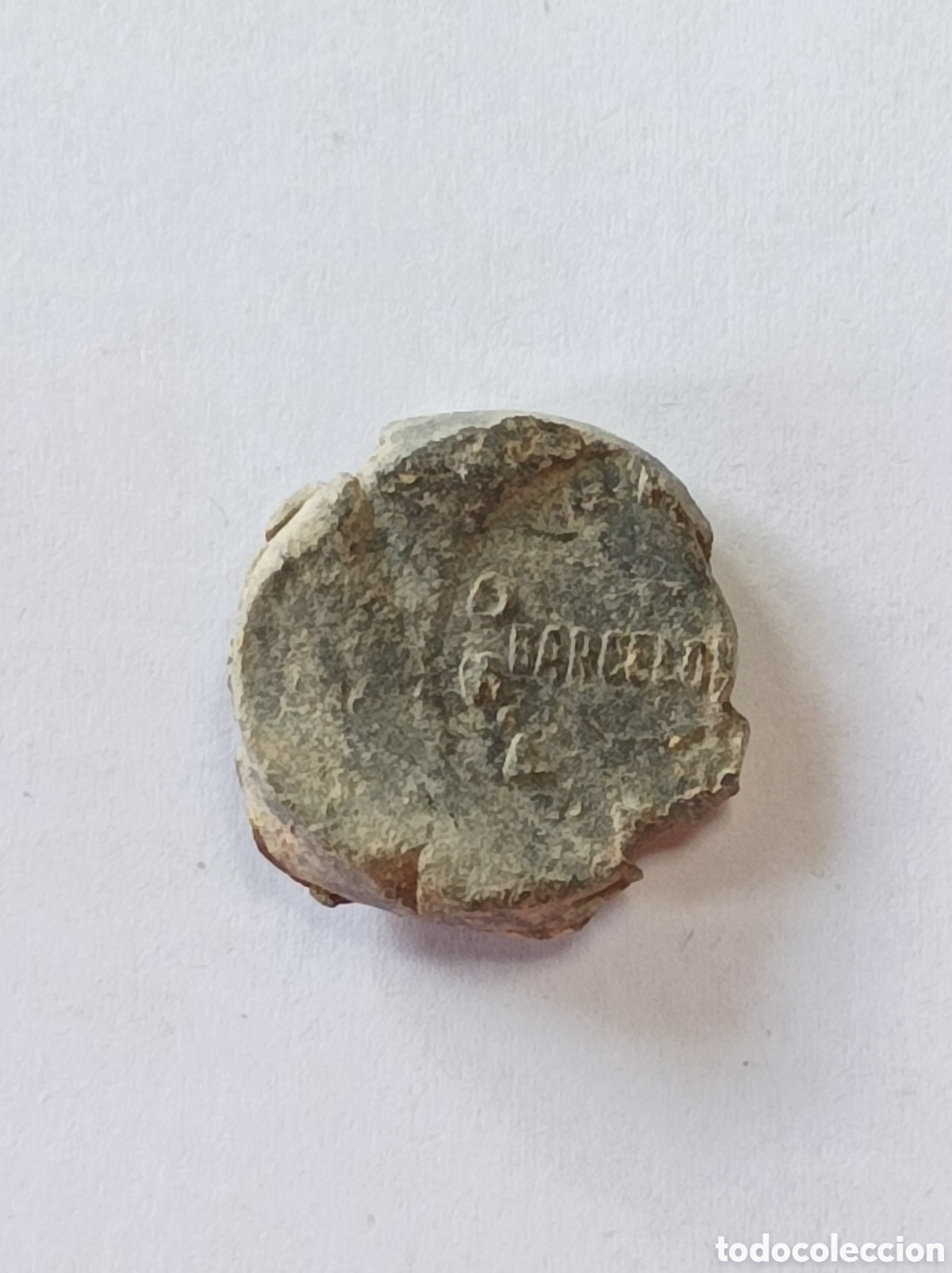 Medallas tem&aacute;ticas: SIN IDENTIFICAR. BARCELONA. ANTIGUO SELLO DE PLOMO O MARCHAMO. PRECINTO.