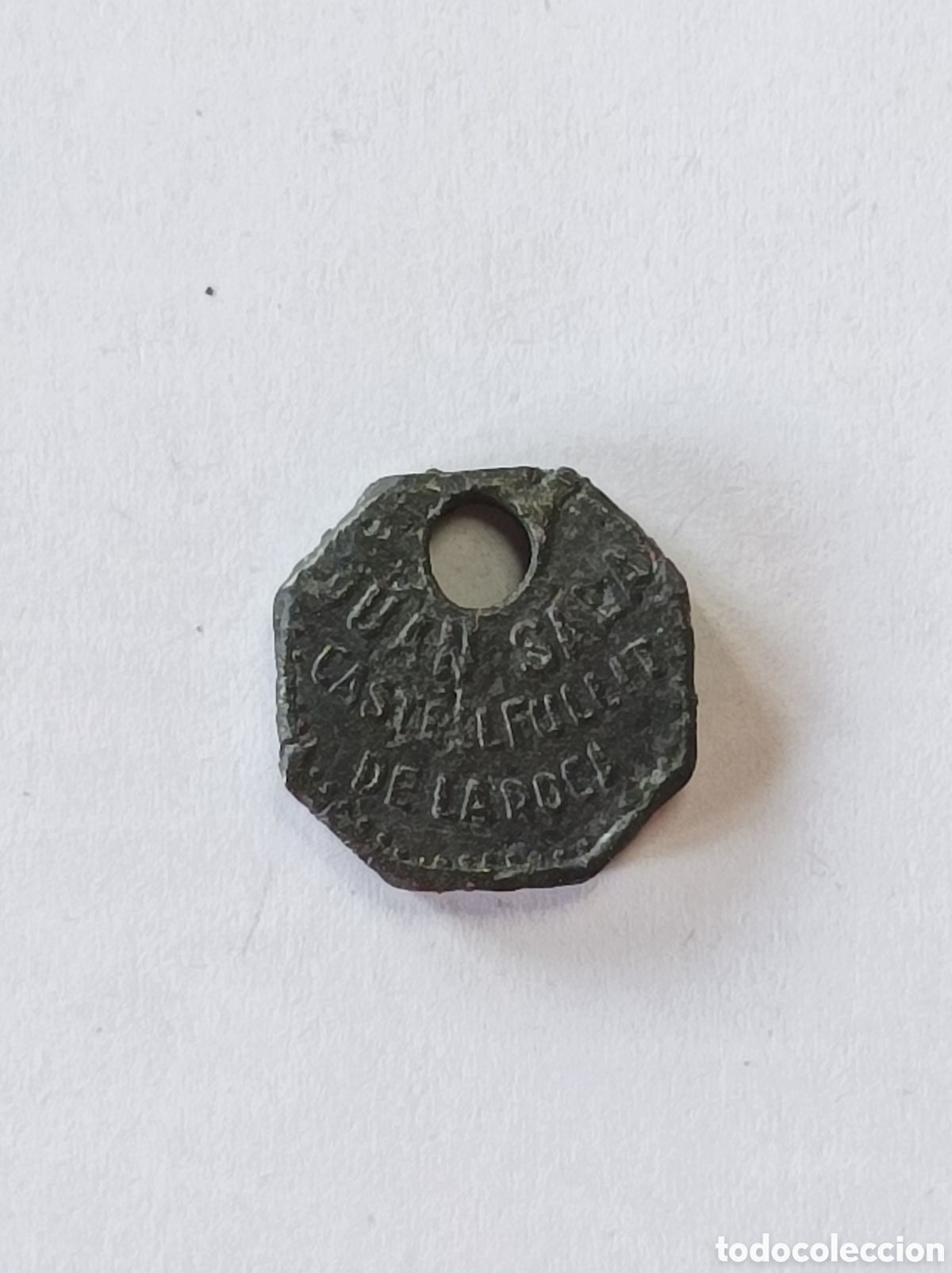 Thematische Medaillen: EMBUTIDOS JUAN SALA. CASTELLFOLLIT DE LA ROCA. ANTIGUO SELLO DE PLOMO O MARCHAMO. PRECINTO.