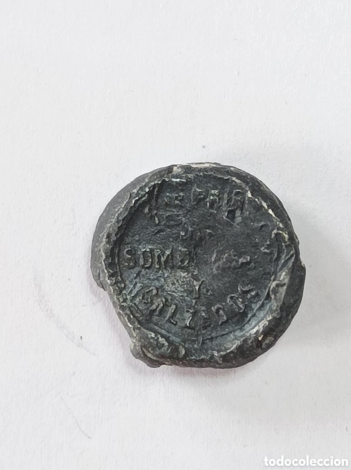 Medallas tem&aacute;ticas: CALZADOS SIN IDENTIFICAR. ANTIGUO SELLO DE PLOMO O MARCHAMO. PRECINTO.
