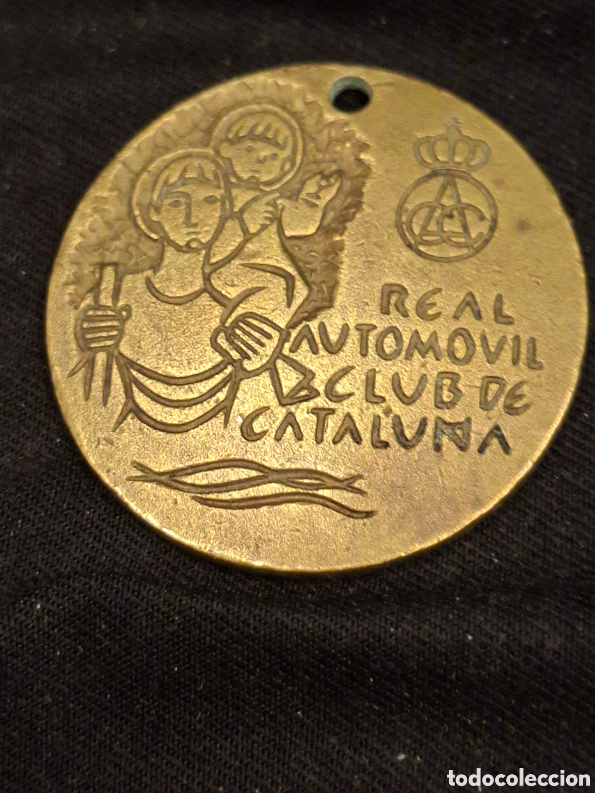 Medallas tem&aacute;ticas: Medalla del real autom&oacute;vil club de Catalu&ntilde;a. MTC6