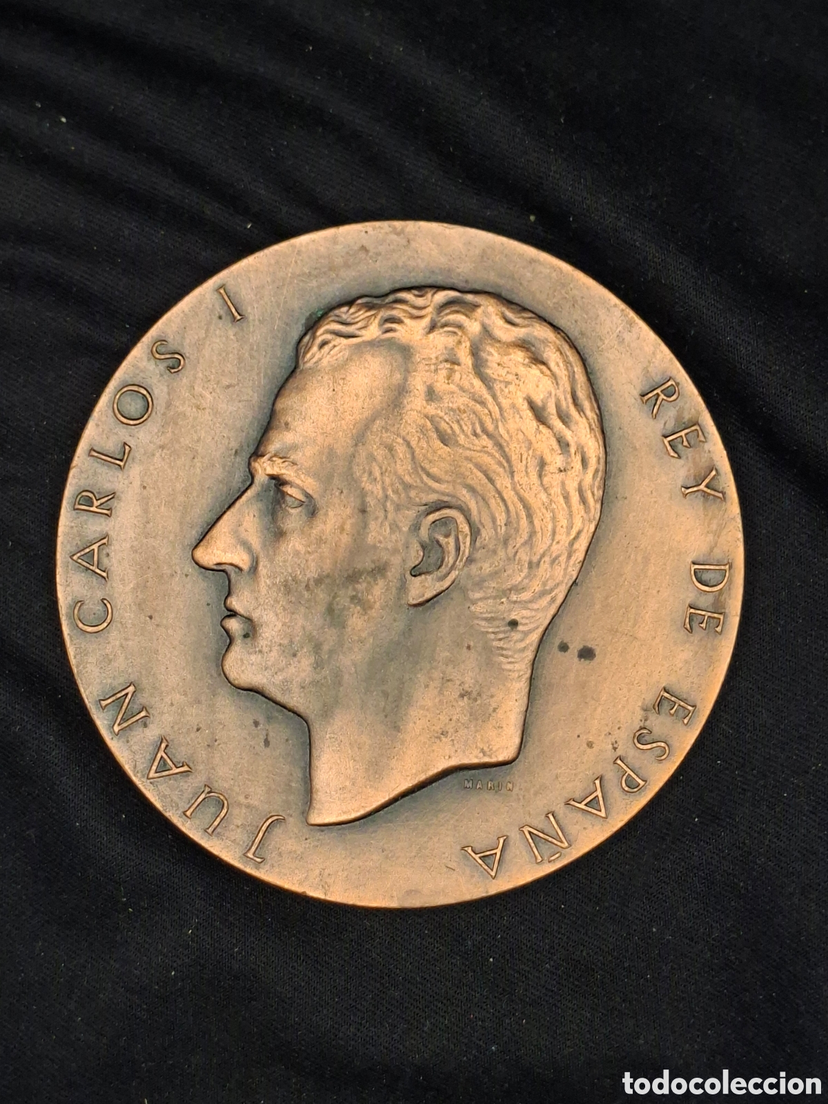 Medallas tem&aacute;ticas: ESPA&Ntilde;A. MEDALLA F.N.M.T. PROCLAMACI&Oacute;N REY JUAN CARLOS I. 1.975. BRONCE. MTC6