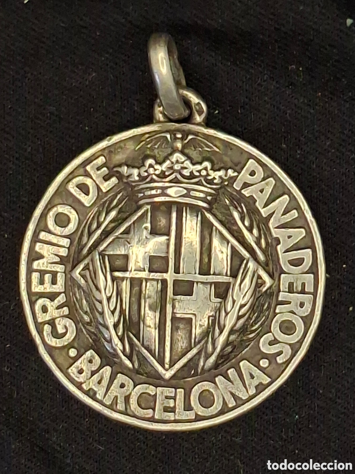 Medallas tem&aacute;ticas: Medalla de plata Gremio de panaderos - Barcelona. 1954. MTC6