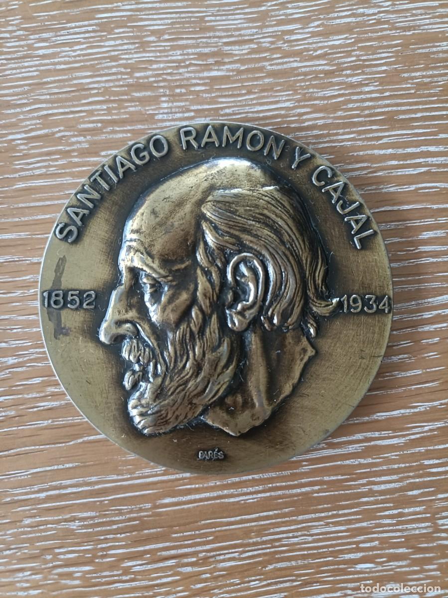 Medallas tem&aacute;ticas: MEDALLA METOPA SANTIAGO RAM&Oacute;N Y CAJAL 1852-1934 - PAR&Eacute;S - CSIC - 8 CMS.