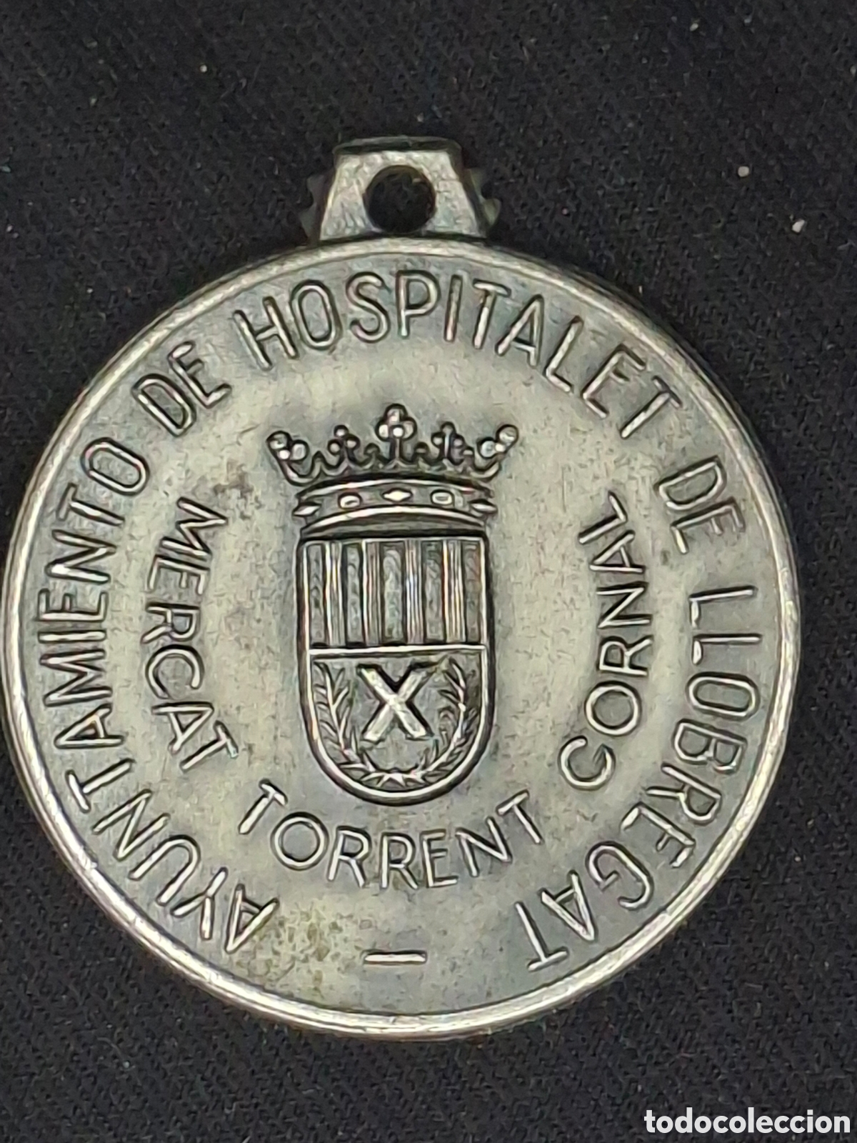 Medallas tem&aacute;ticas: Mi medalla de hospitalet inauguraci&oacute;n del mercado torrent 1970. MTC6