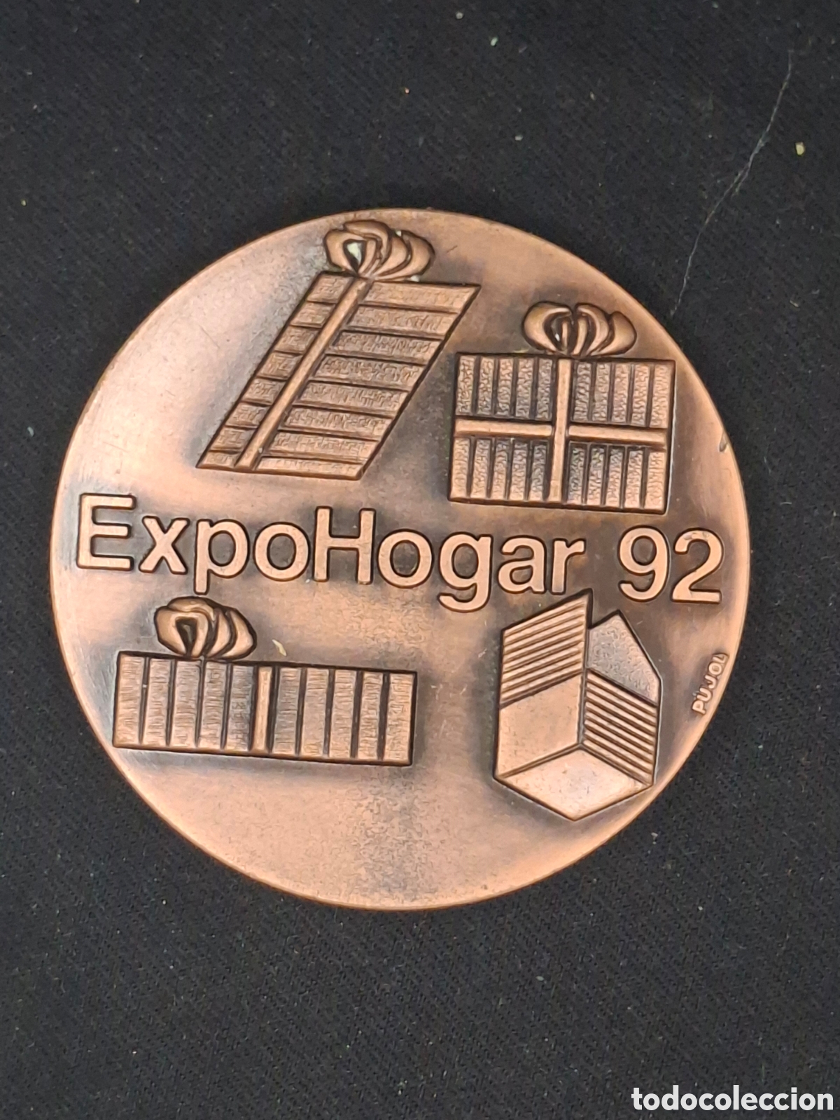 Medallas tem&aacute;ticas: Medalla de EXPOHOGAR. 1992. MTC6