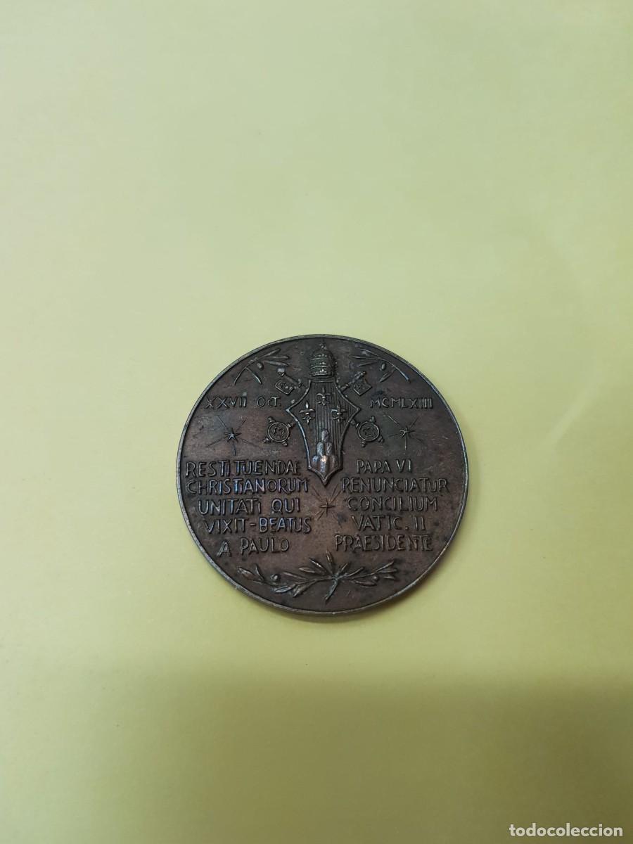 Medallas tem&aacute;ticas: MEDALLA DE LA CORONACION DEL PAPA PAULO VI-1963