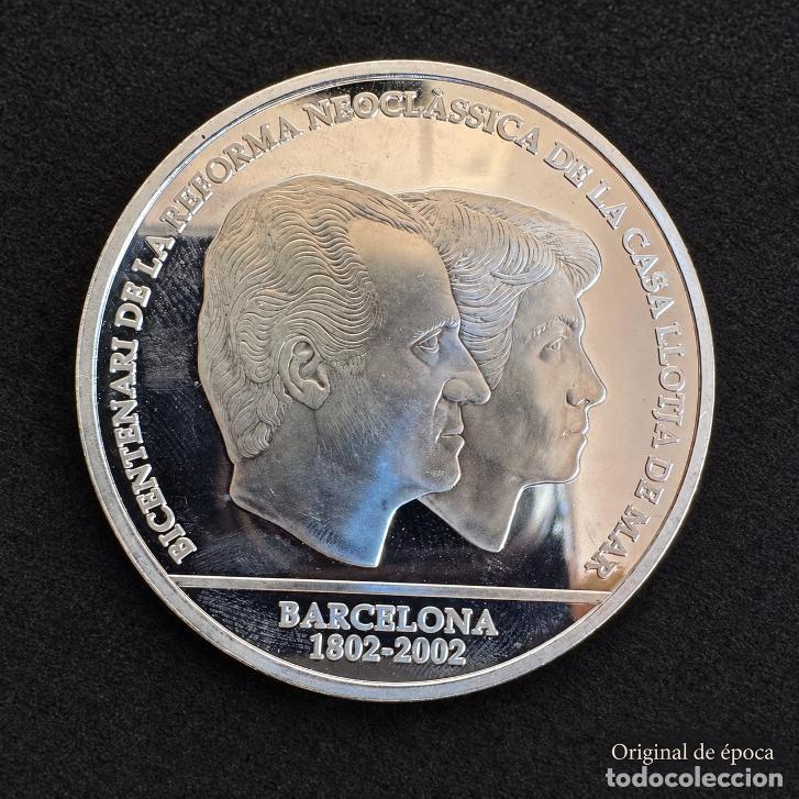 Medallas tem&aacute;ticas: (MEDN-261006)MEDALLA DE PLATA BICENTENARIO REFORMA NEOCL&Agrave;SICA-CASA LLOJTA DE MAR BARCELONA 1802-2002
