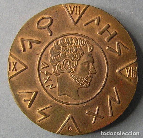 Medallas tem&aacute;ticas: MEDALLA DE CARLOS CASTAN - XX A&Ntilde;OS DE LABOR NUMISMATICA