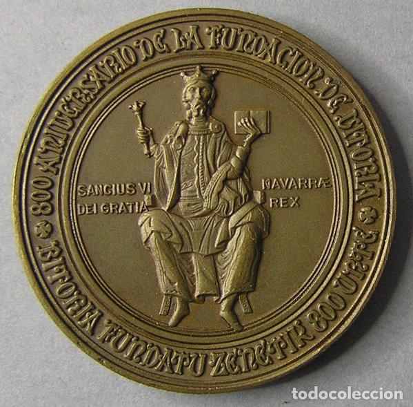 Medallas tem&aacute;ticas: MEDALLA CONMEMORATIVA DE LOS 800 A&Ntilde;OS DE LA FUNDACION DE VITORIA (1181-1981)