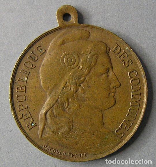 Medallas tem&aacute;ticas: MEDALLA FRANCESA DE LA FIESTA NACIONAL (14 DE JULIO DE 1882)