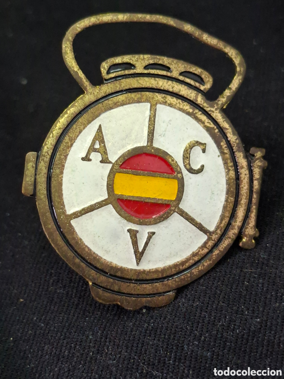 Medallas tem&aacute;ticas: PLACA COCHE CLUB AMIGOS COCHES VETERANOS.a&ntilde;os 60 MTC6