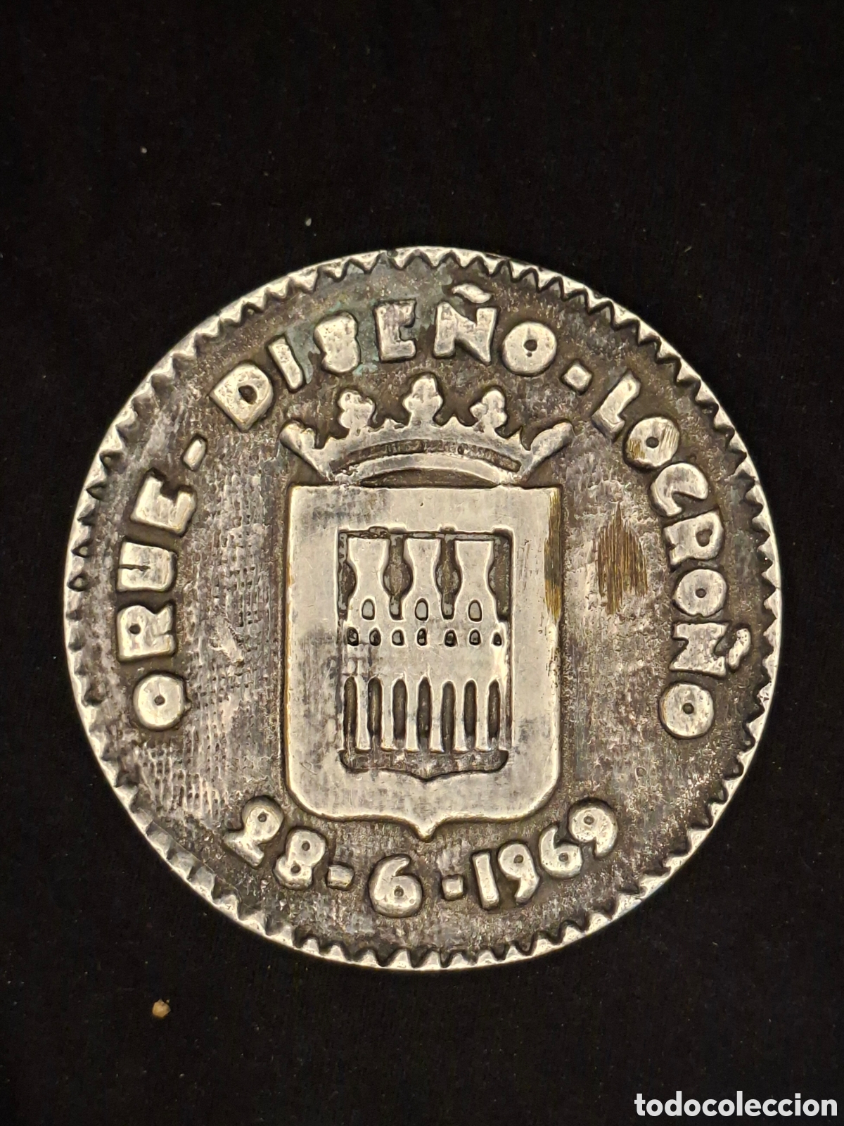 Medallas tem&aacute;ticas: Medalla de Orue Decoraci&oacute;n Logro&ntilde;o. MTC6