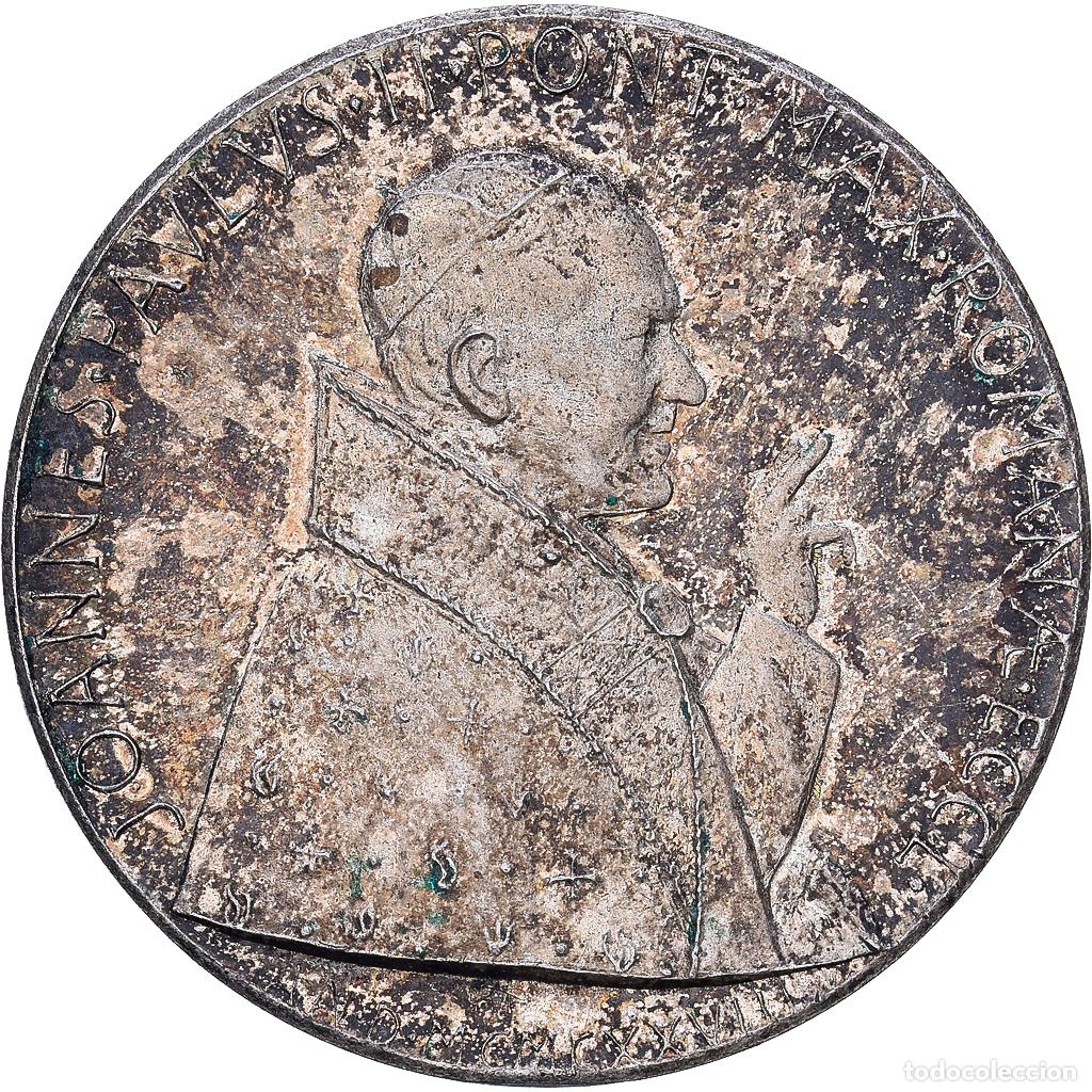 Medallas tem&aacute;ticas: [#1203534] CIUDAD DEL VATICANO, zeton, 1978, Plata, Jean Paul II, EBC