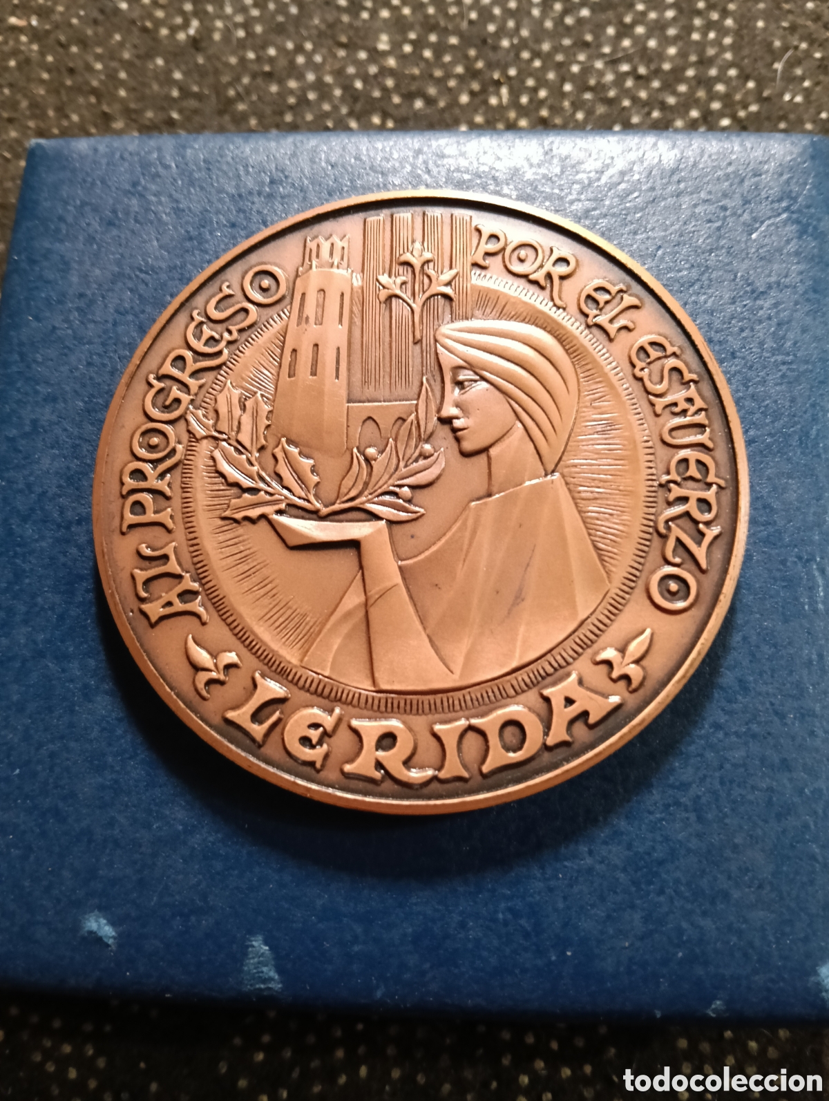 Medallas tem&aacute;ticas: Medalla al progreso y por el esfuerzo L&Eacute;RIDA leridana del mes de septiembre DOLORS SISTAC SANVICEN
