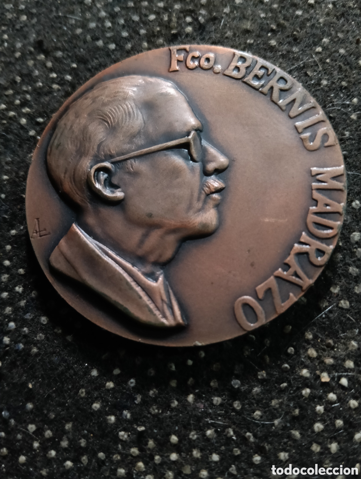 Medallas tem&aacute;ticas: Fco. Bernis Madrazo Sociedad Espa&ntilde;ola de Ornitolog&iacute;a XV aniversario 1954-1969