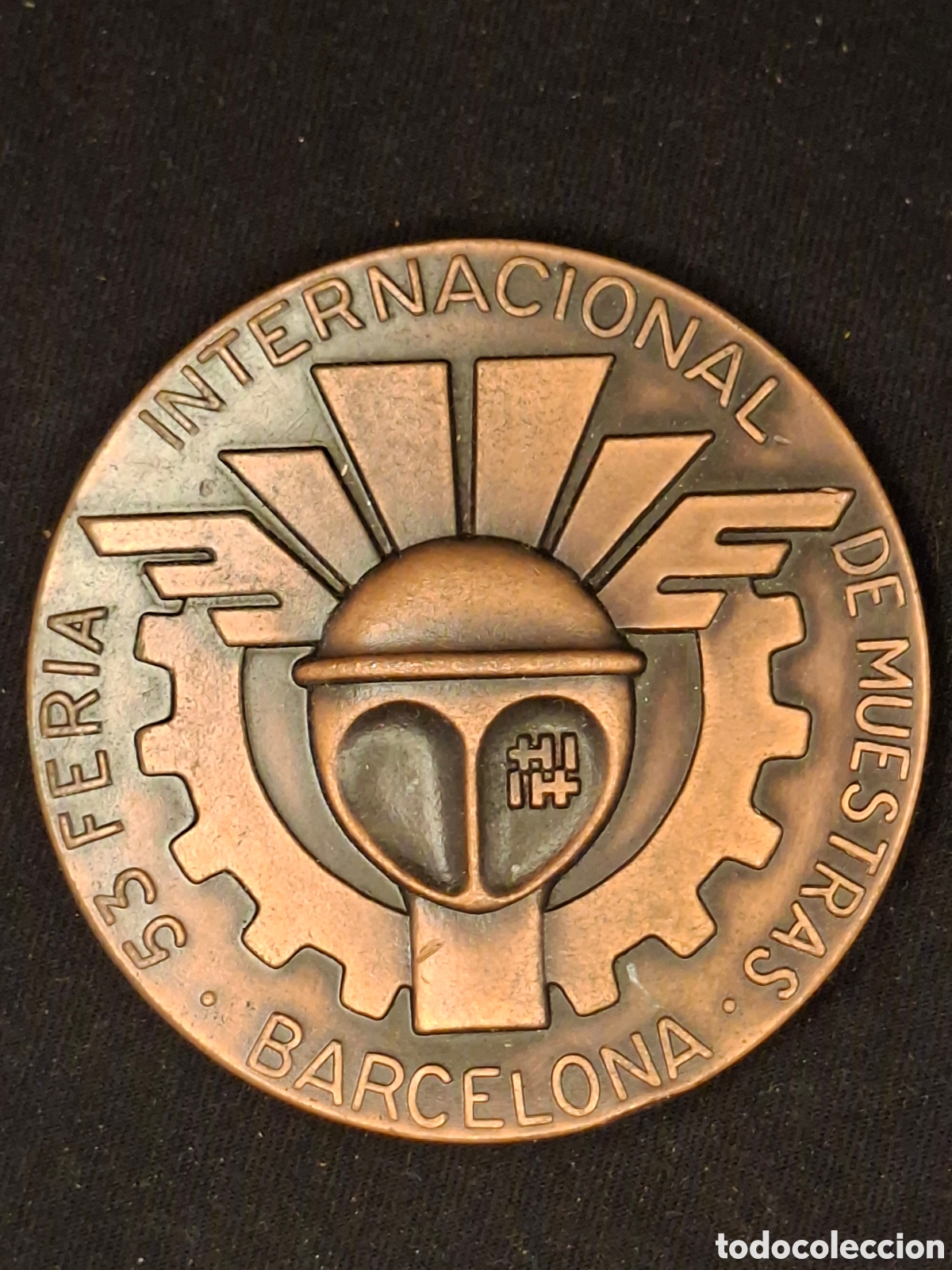 Medallas tem&aacute;ticas: medalla de bronce de la 53&ordf; Feria Internacional de Muestras de Barcelona, 1985. MTC6