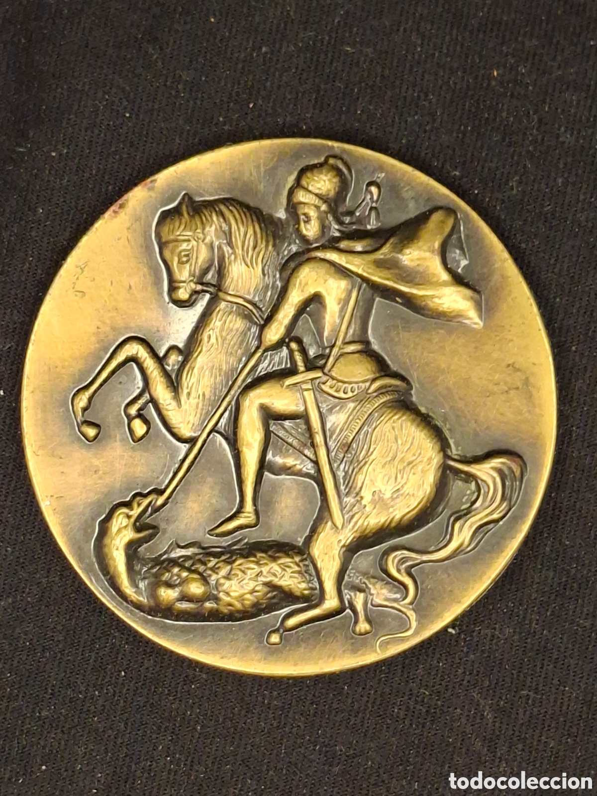 Medallas tem&aacute;ticas: Medallas de san jordi con escudo de Barcelona. MTC6