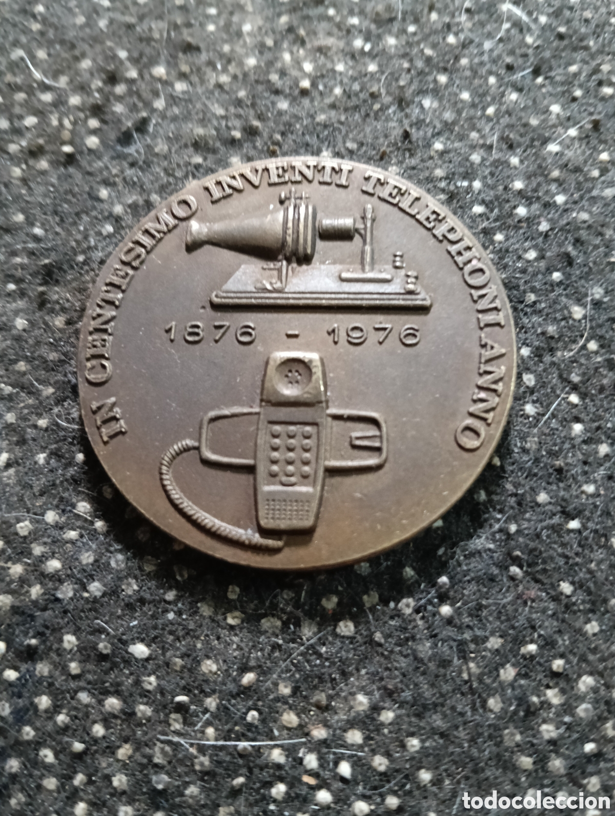 Medallas tem&aacute;ticas: Medalla compa&ntilde;&iacute;a nacional de Espa&ntilde;a 1976 mide 4 cm de di&aacute;metro