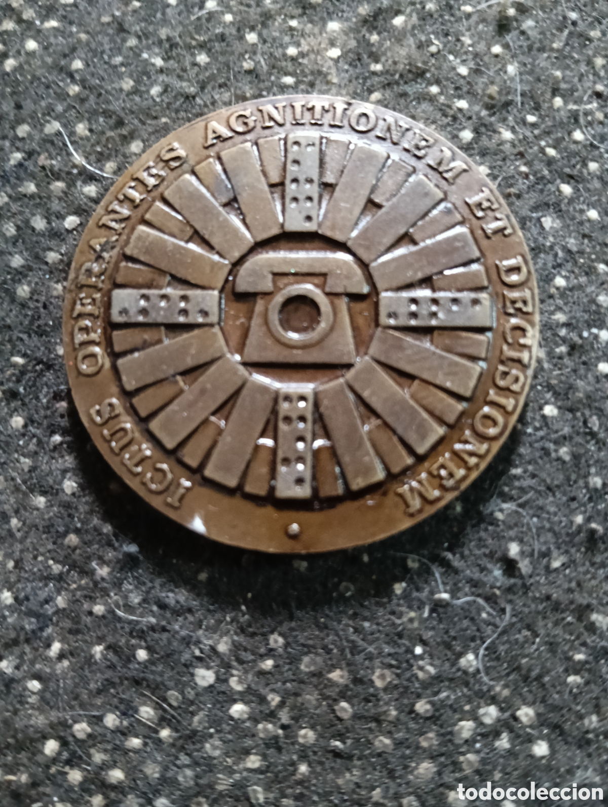 Medallas tem&aacute;ticas: ANTIGUA MEDALLA COMPA&Ntilde;IA TELEFONICA NACIONAL ESPA&Ntilde;A A&Ntilde;O 1972
